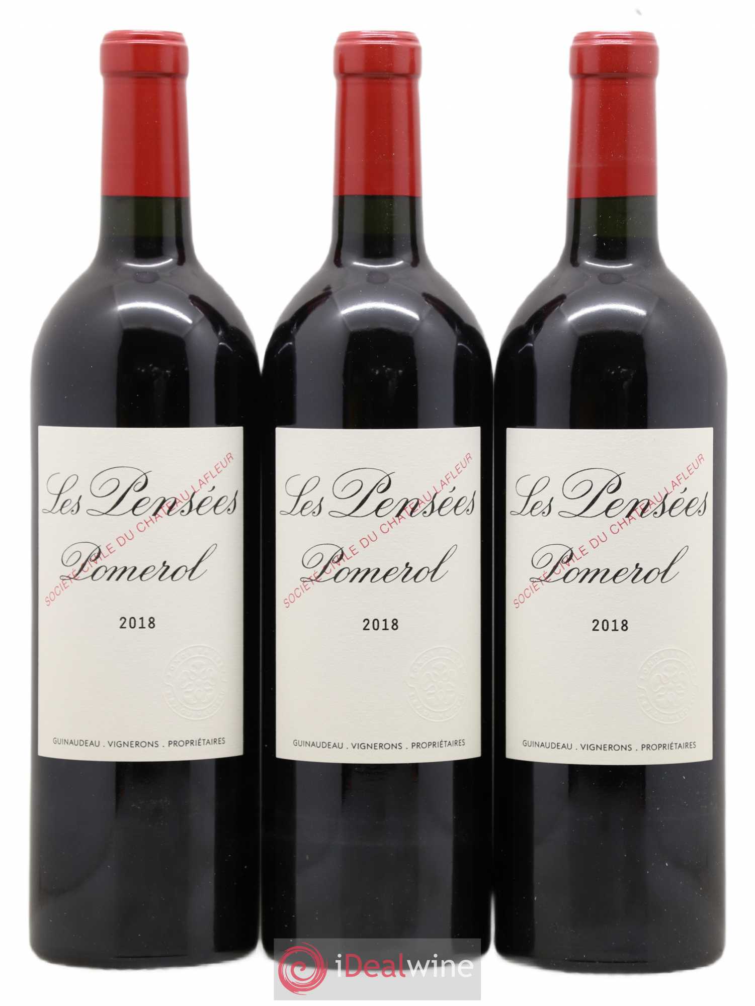Pensées de Lafleur Second Vin 2018 - Lot de 3 bouteilles - 0