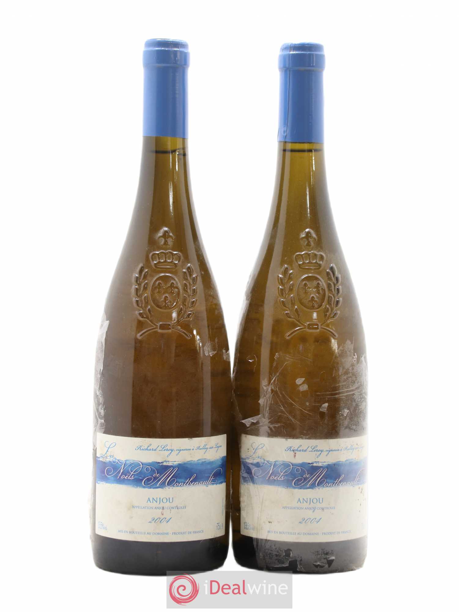 Anjou Les Noëls de Montbenault Richard Leroy 2004 - Lot de 2 bouteilles - 0