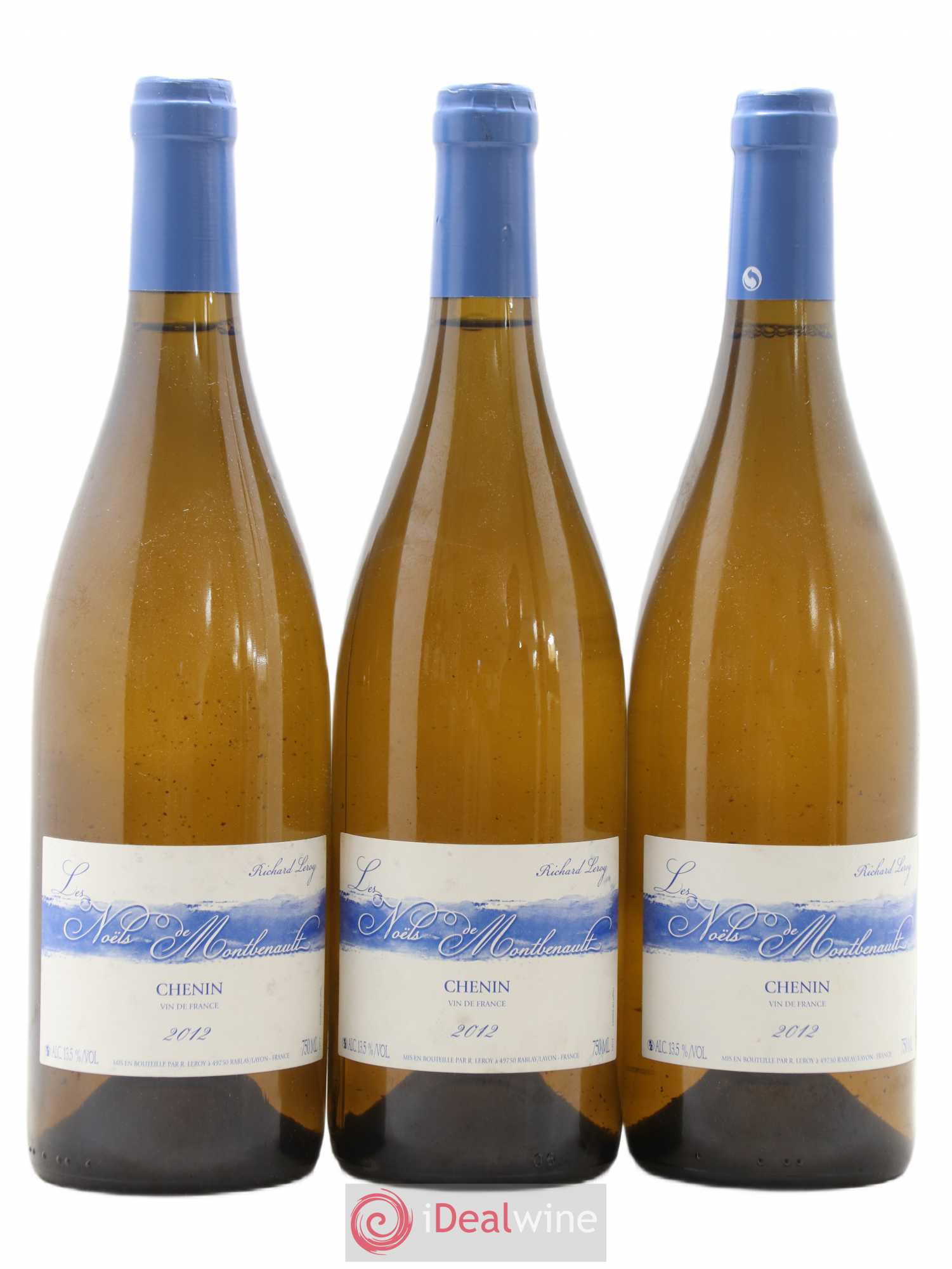 Vin de France Les Noëls de Montbenault Richard Leroy 2012 - Lot de 3 bouteilles - 0