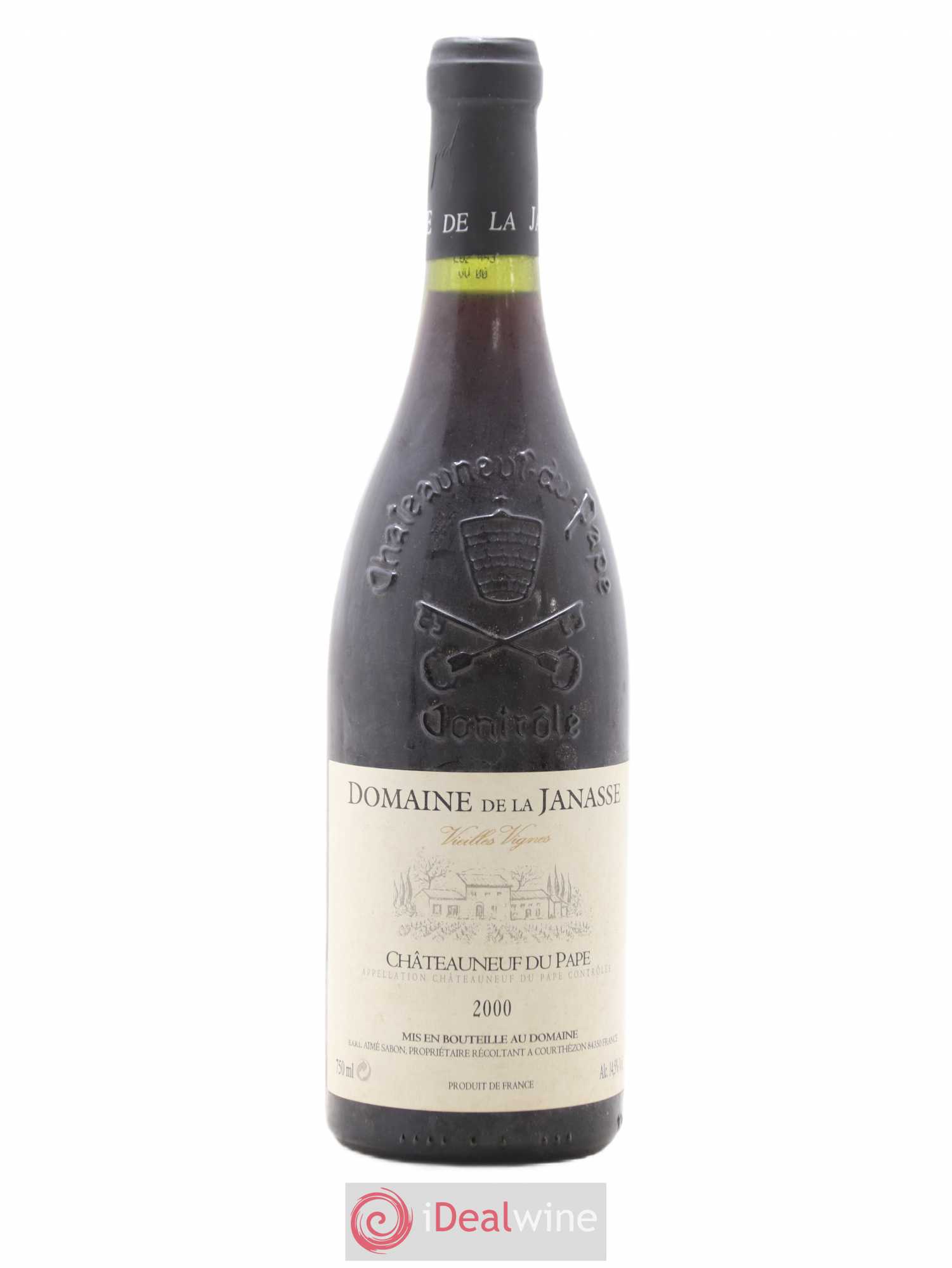 Châteauneuf-du-Pape Cuvée Vieilles Vignes La Janasse (Domaine de) 2000 - Lot de 1 bouteille - 0