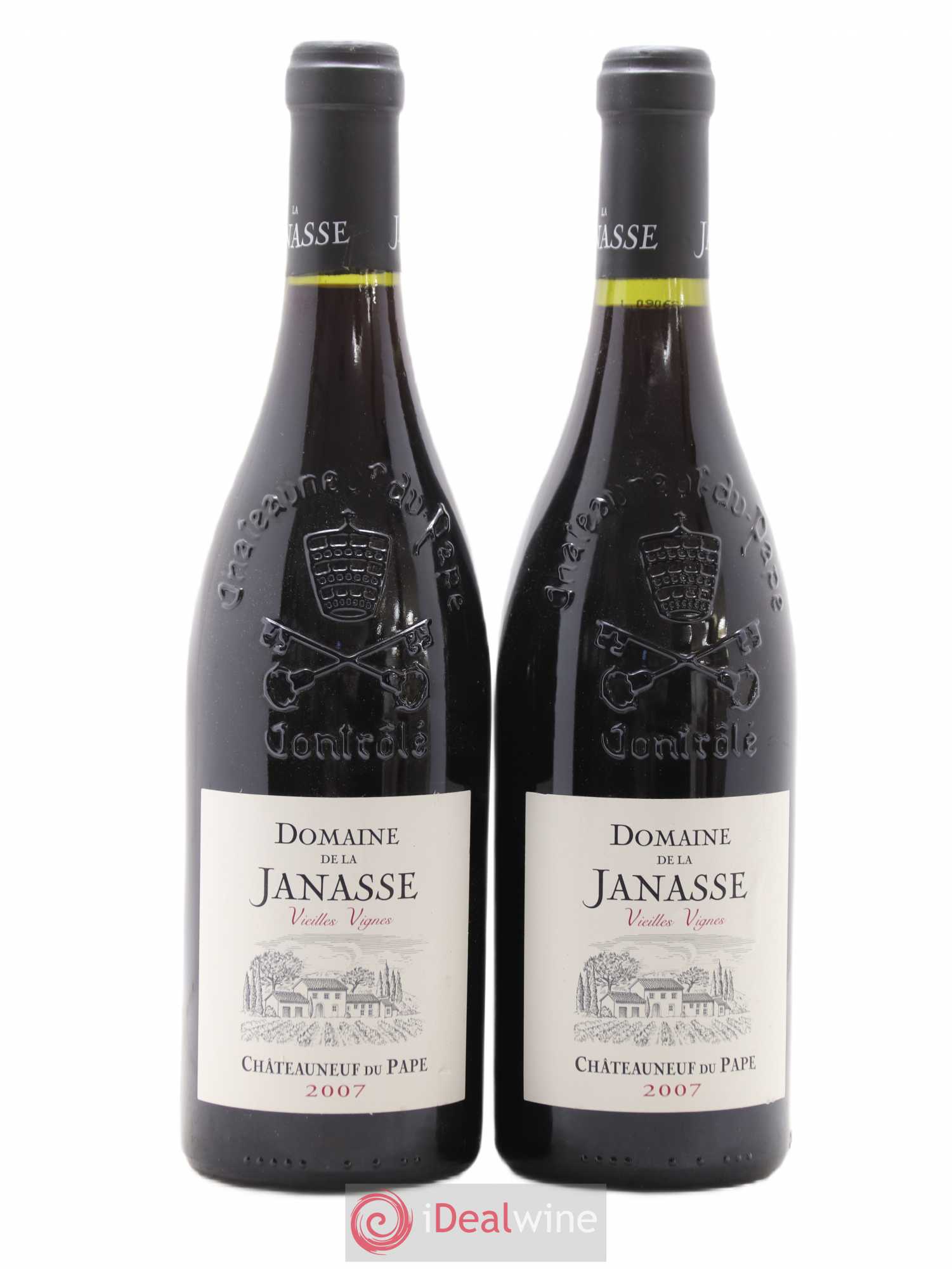 Châteauneuf-du-Pape Cuvée Vieilles Vignes La Janasse (Domaine de) 2007 - Lot de 2 bouteilles - 0