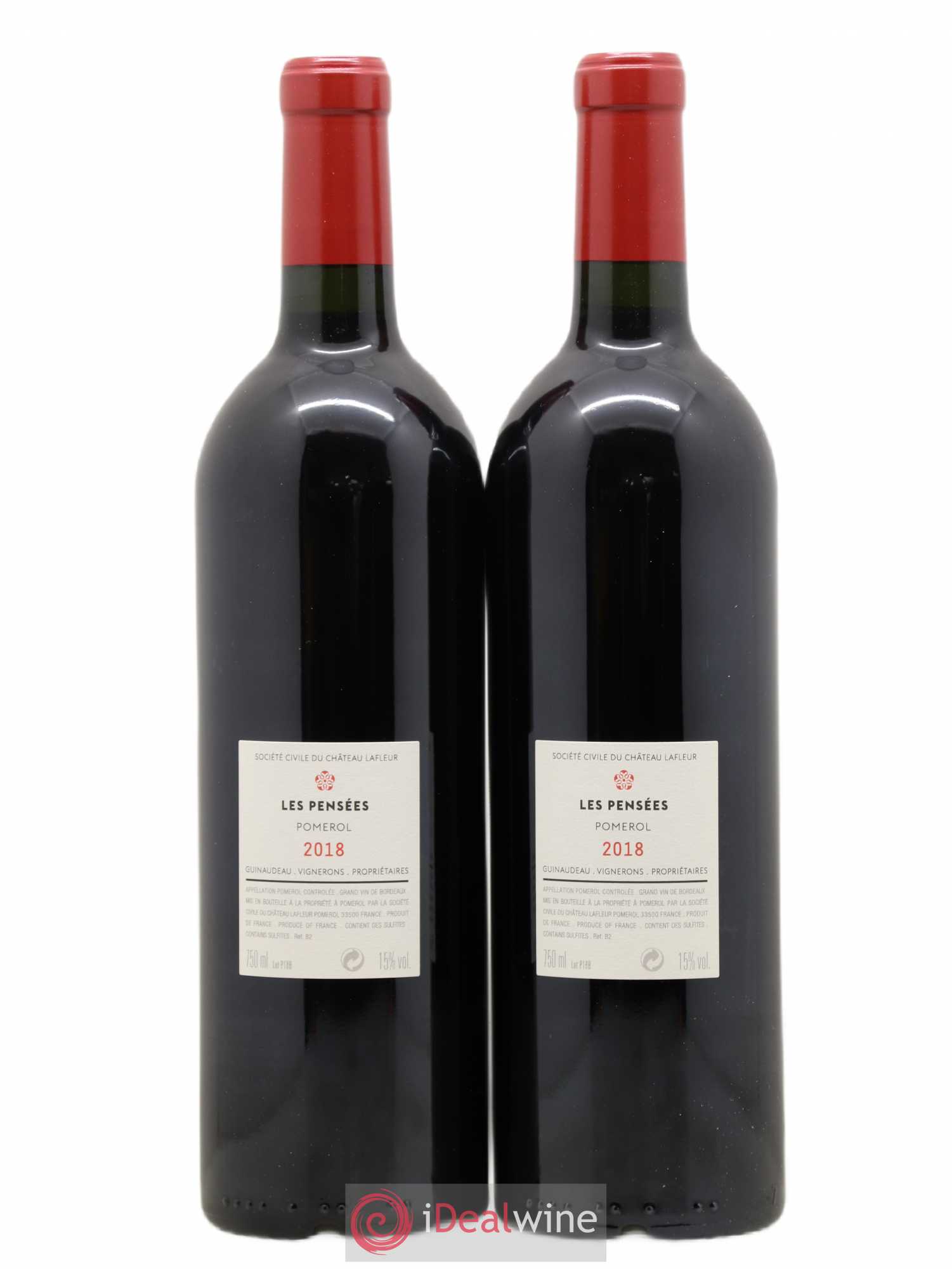 Pensées de Lafleur Second Vin 2018 - Lot de 2 bouteilles - 1