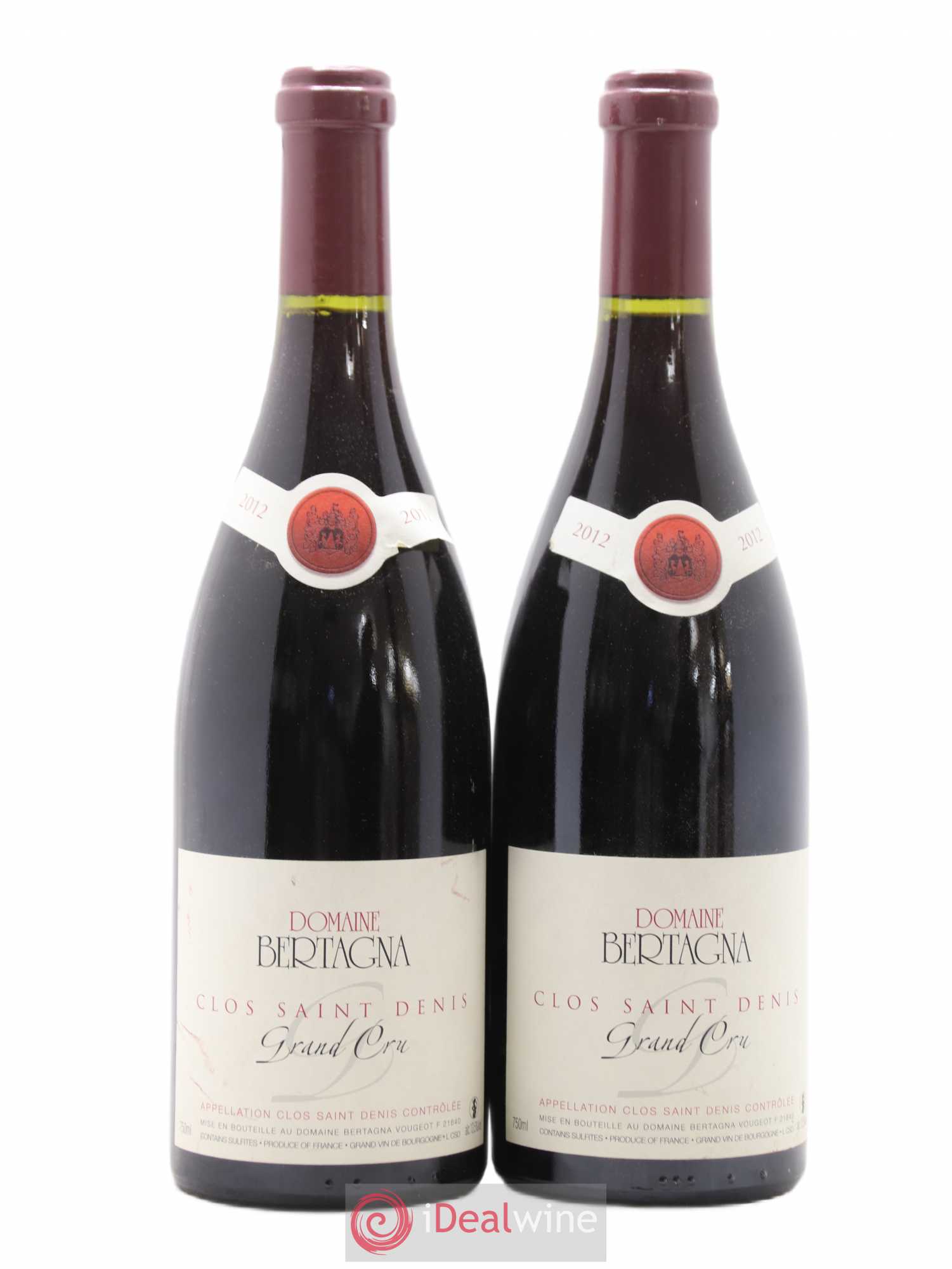 Clos Saint-Denis Grand Cru Bertagna 2012 - Lot de 2 bouteilles - 0