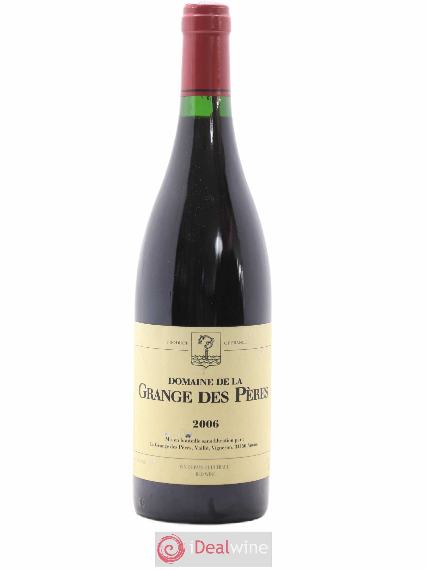 Pays d'Hérault Grange des Pères Laurent Vaillé 2006 - Lot de 1 bouteille - 0