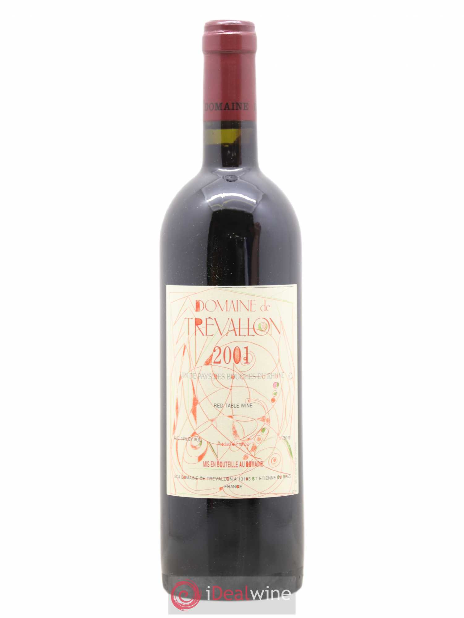 VDP Bouches du Rhône Trévallon (Domaine de) Eloi Dürrbach 2001 - Lot de 1 bouteille - 0
