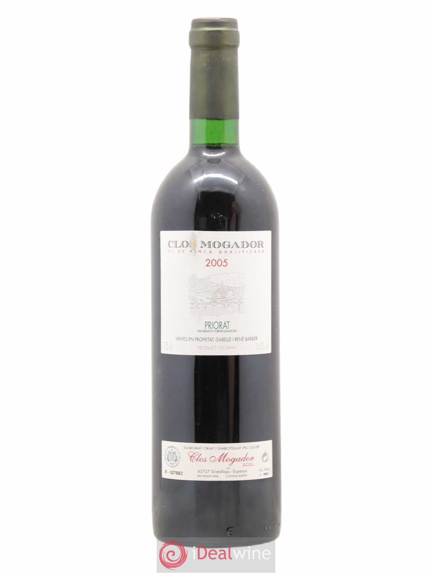 Priorat Clos Mogador DOCA René Barbier 2005 - Posten von 1 Flasche - 0
