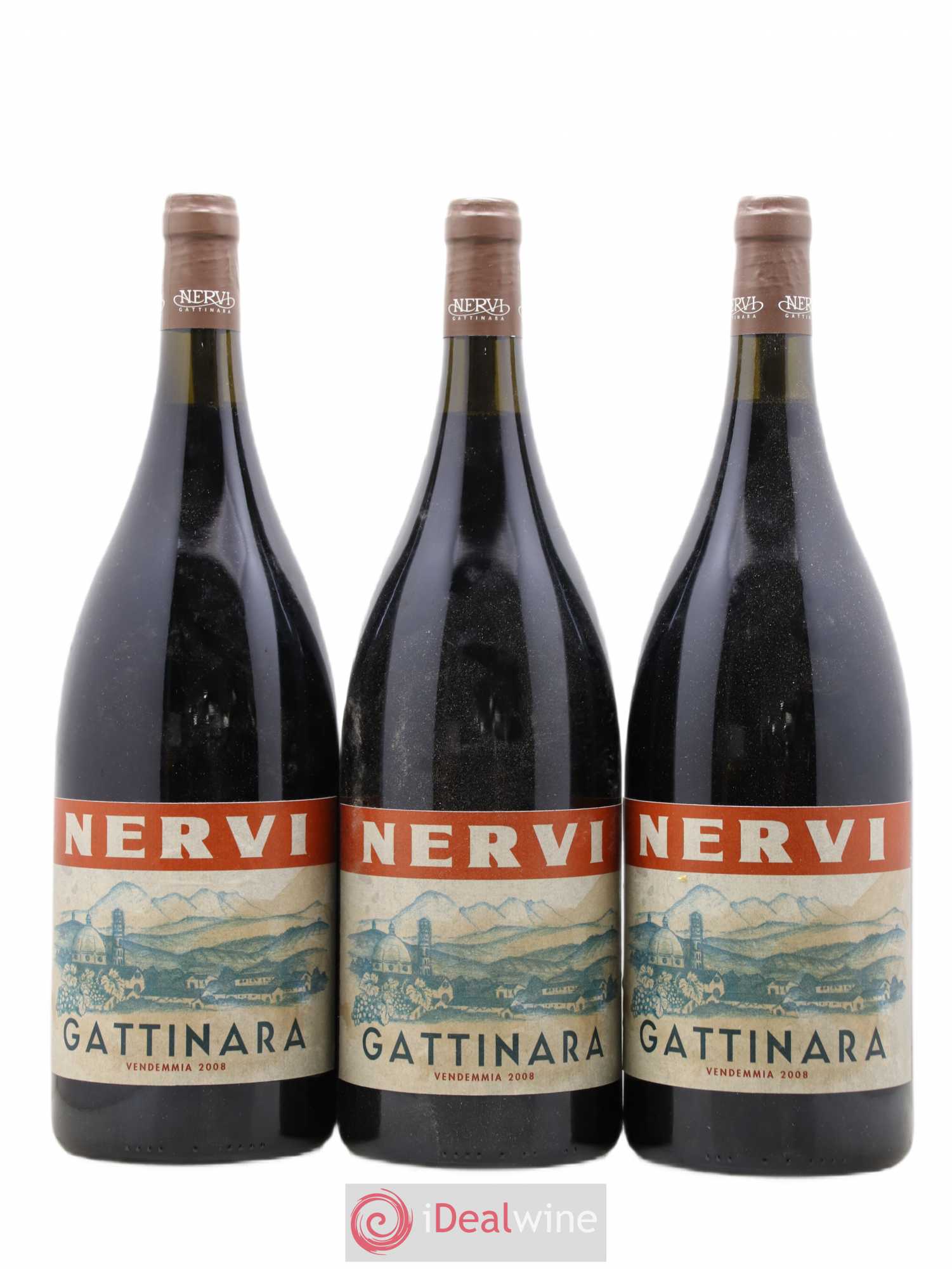 Italie Nervi Gattinara 2008 - Posten von 3 Magnum - 0