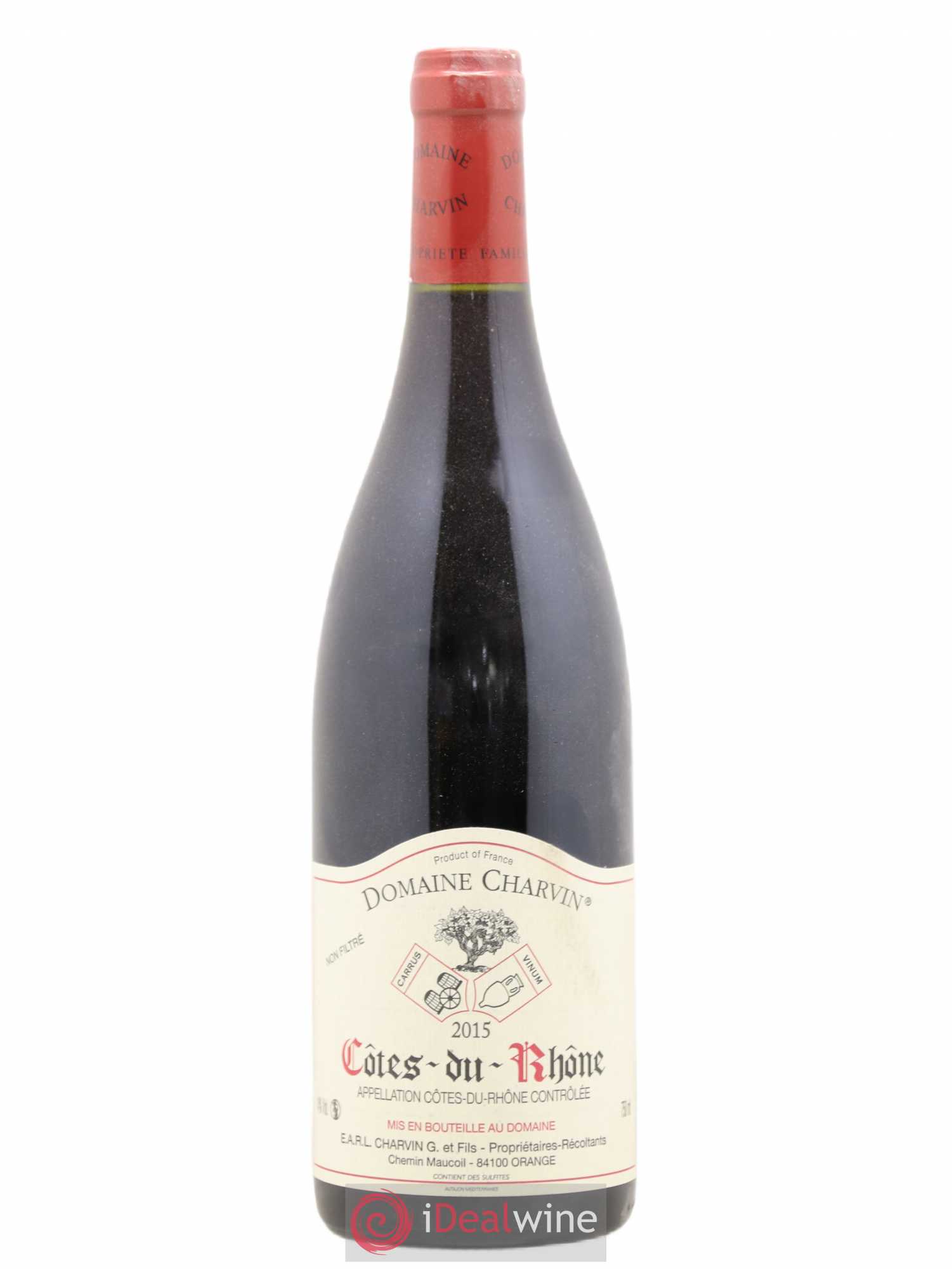 Côtes-du-Rhône Charvin (Domaine) 2015 - Lot de 1 bouteille - 0