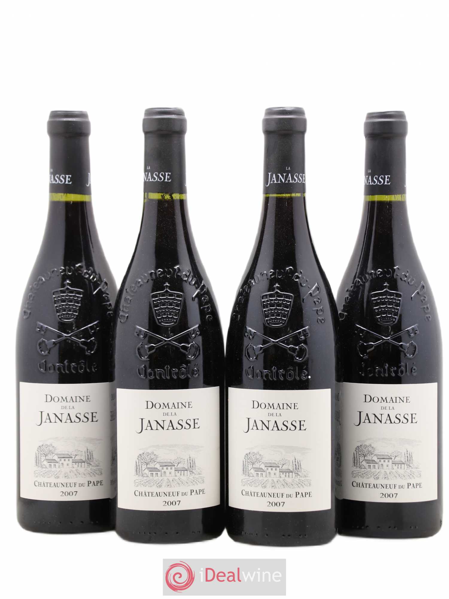 Châteauneuf-du-Pape La Janasse (Domaine de) 2007 - Lot de 4 bouteilles - 0