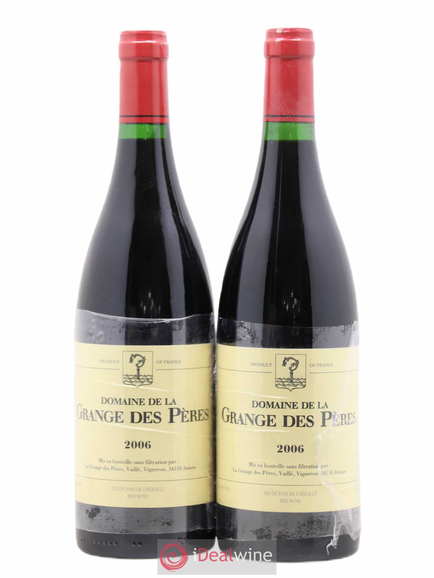 Pays d'Hérault Grange des Pères Laurent Vaillé 2006 - Lot de 2 bouteilles - 0