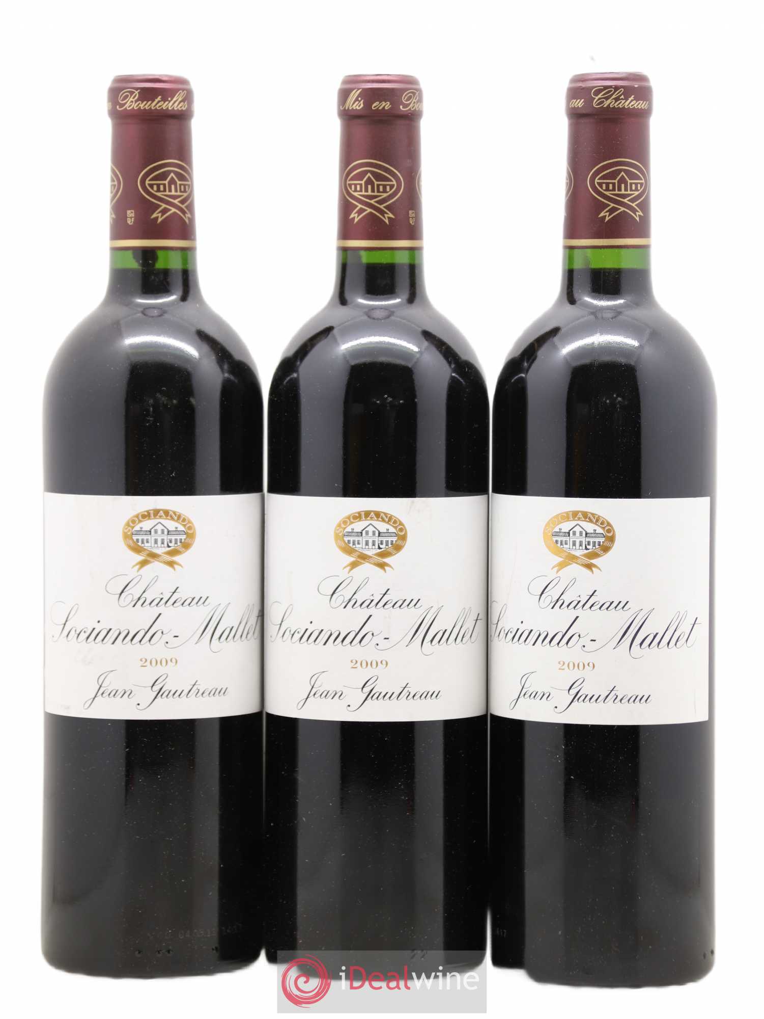 Château Sociando Mallet 2009 - Lot de 6 bouteilles - 1