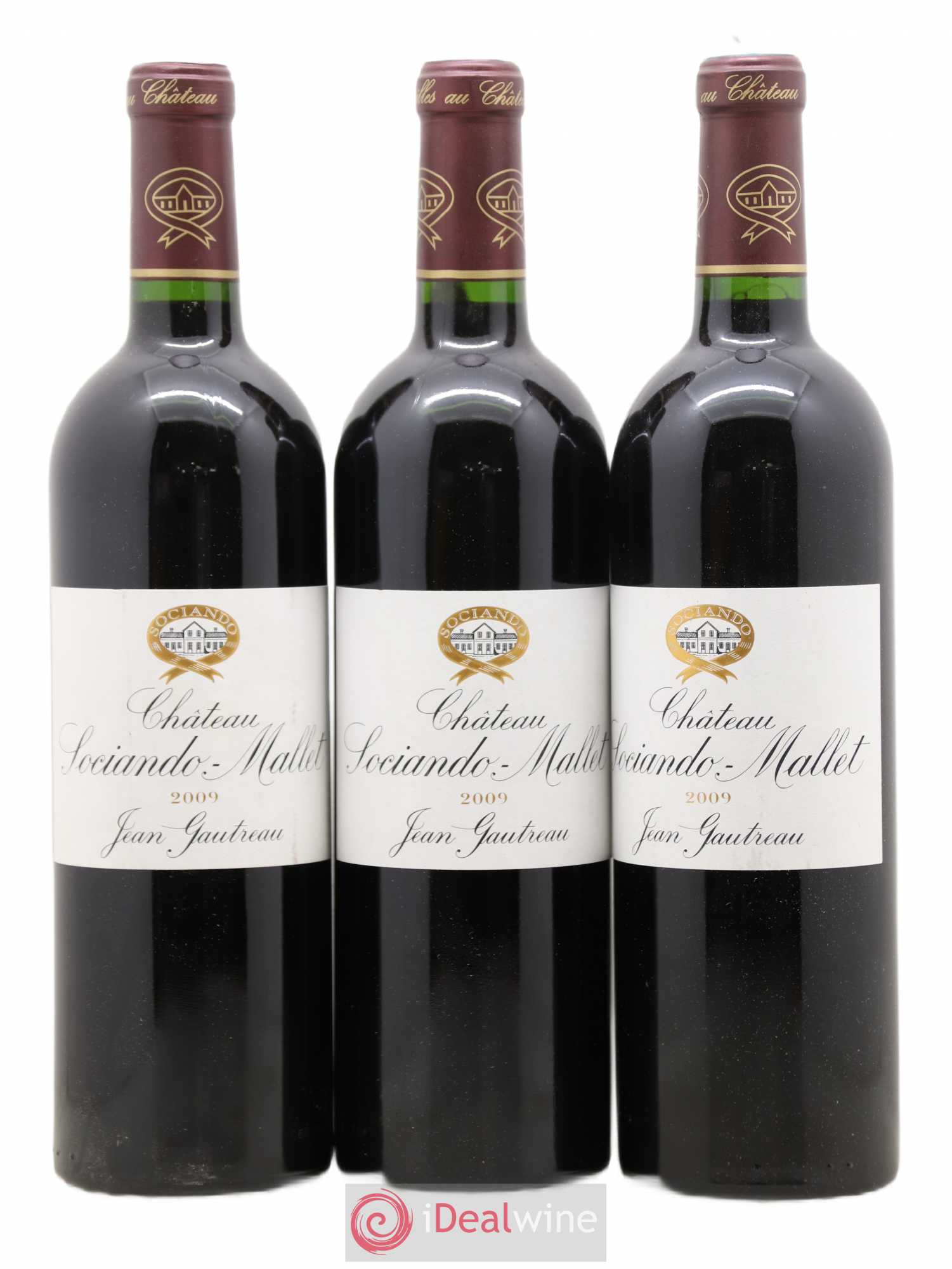 Château Sociando Mallet 2009 - Lot de 6 bouteilles - 2