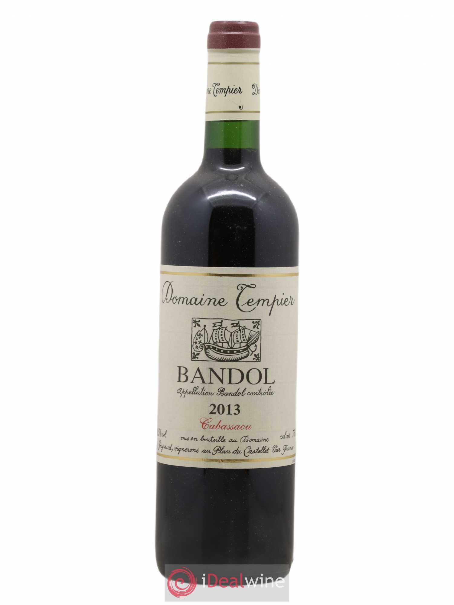 Bandol Domaine Tempier Cuvée Cabassaou Famille Peyraud 2013 - Lot de 1 bouteille - 0