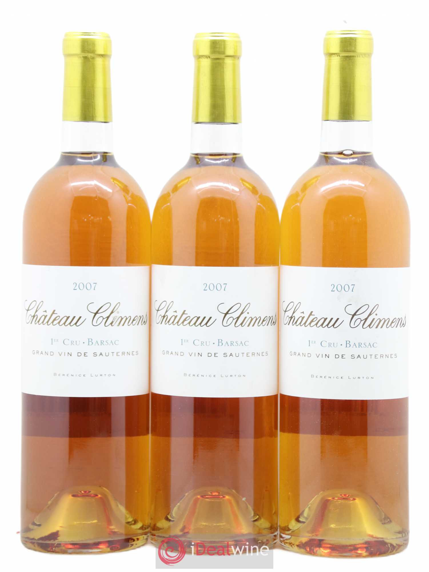 Château Climens 1er Grand Cru Classé 2007 - Lotto di 3 bottiglie - 0