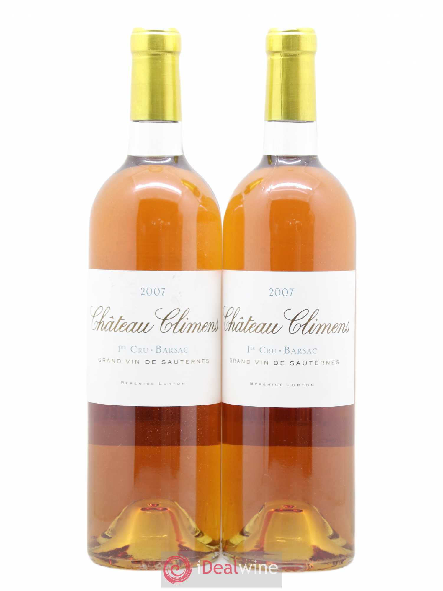 Château Climens 1er Grand Cru Classé 2007 - Lotto di 2 bottiglie - 0