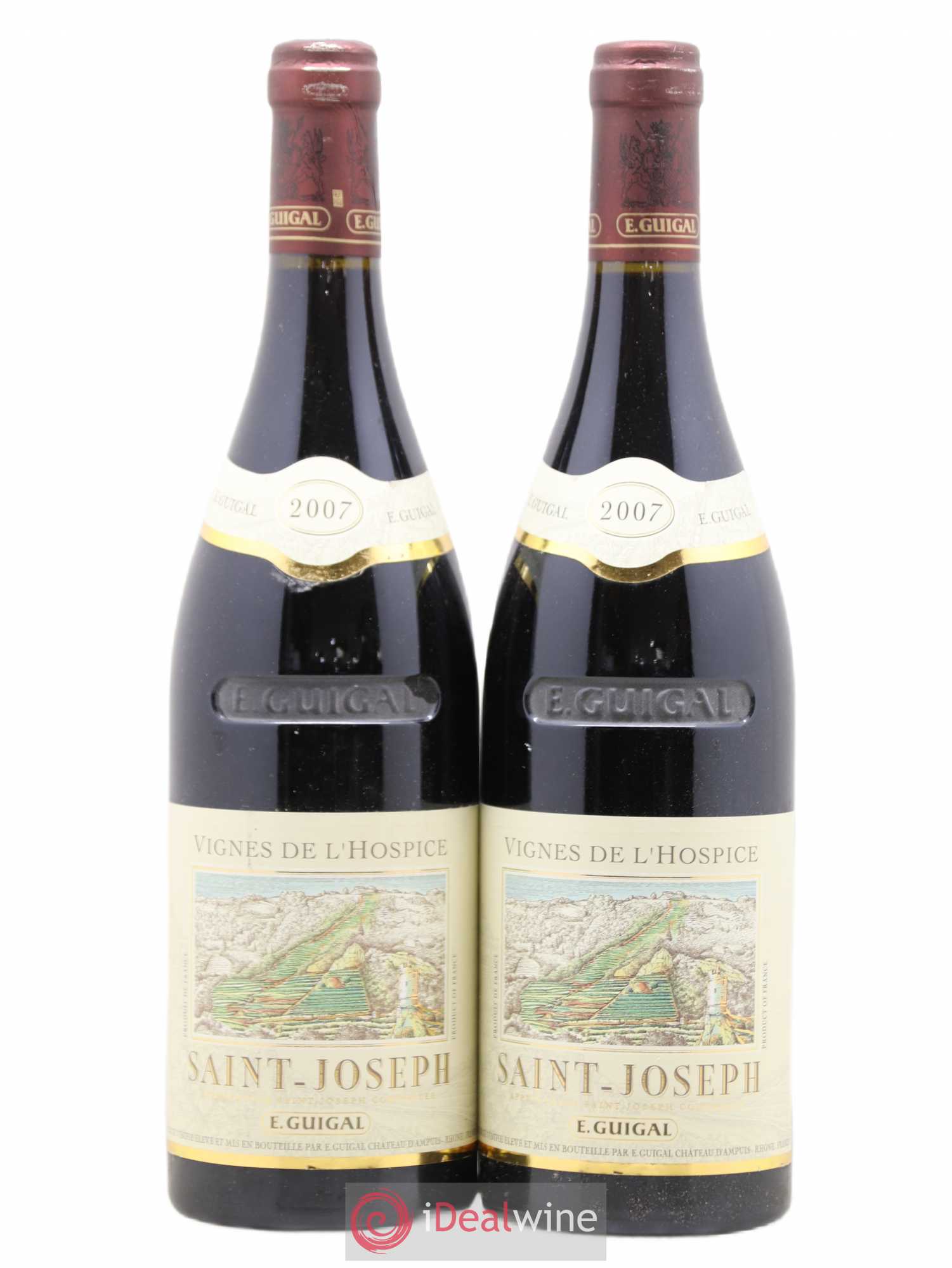Saint-Joseph Vignes de l'Hospice Guigal 2007 - Lot de 2 bouteilles - 0