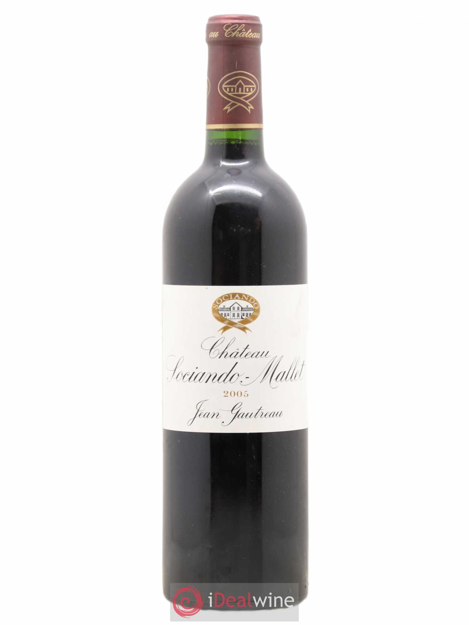 Château Sociando Mallet 2005 - Lot de 1 bouteille - 0