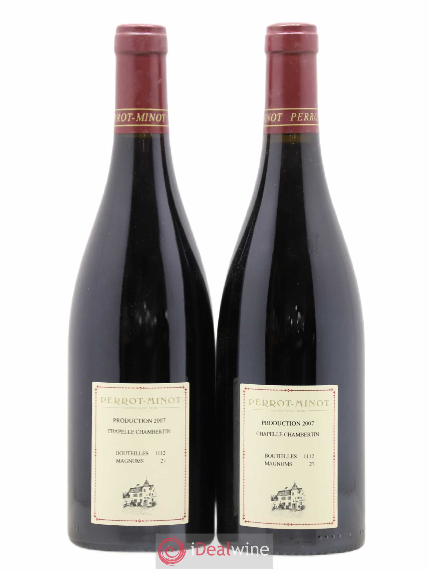 Chapelle-Chambertin Grand Cru Vieilles vignes Perrot-Minot 2007 - Lot de 2 bouteilles - 1