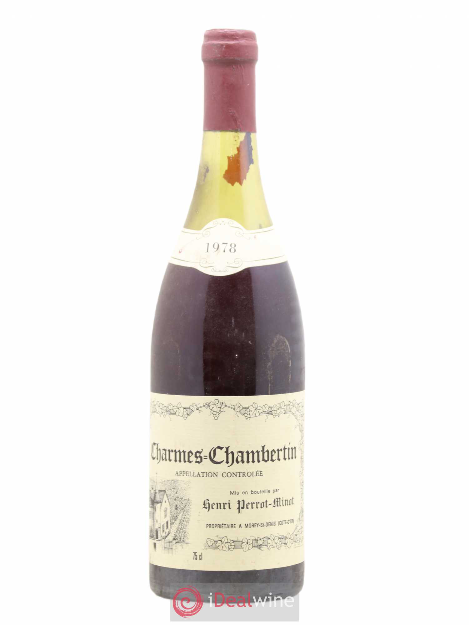 Charmes-Chambertin Grand Cru Perrot-Minot 1978 - Lot de 1 bouteille - 0