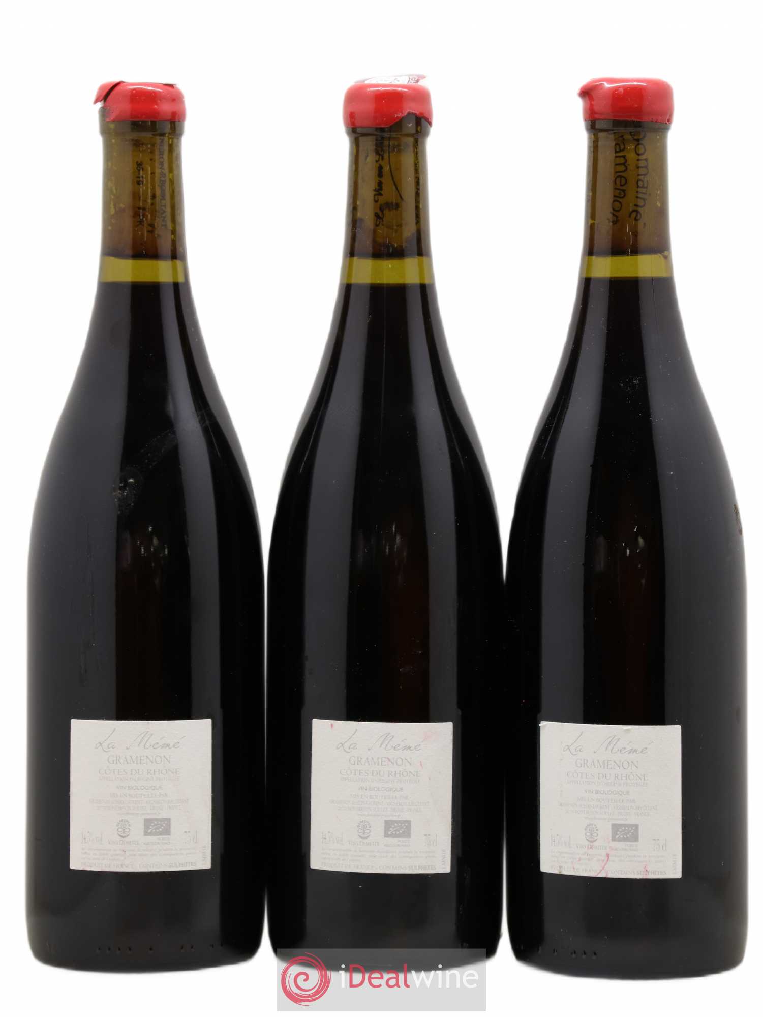 Côtes-du-Rhône La Mémé Ceps Centenaires Gramenon (Domaine) 2018 - Lot de 3 bouteilles - 1