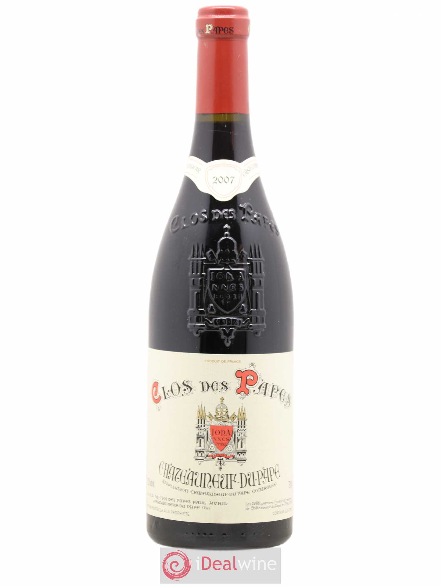 Châteauneuf-du-Pape Clos des Papes - Paul Avril 2007 - Lot de 1 bouteille - 0