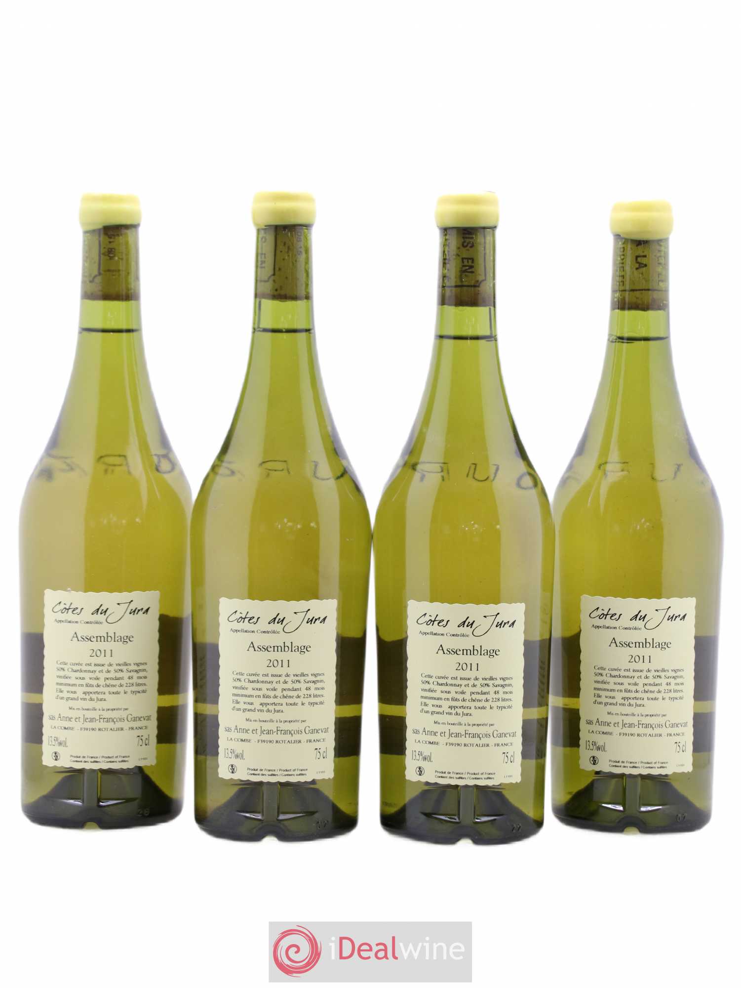 Côtes du Jura Cuvée de Garde Jean-François Ganevat (Domaine) 2011 - Lot de 4 bouteilles - 1