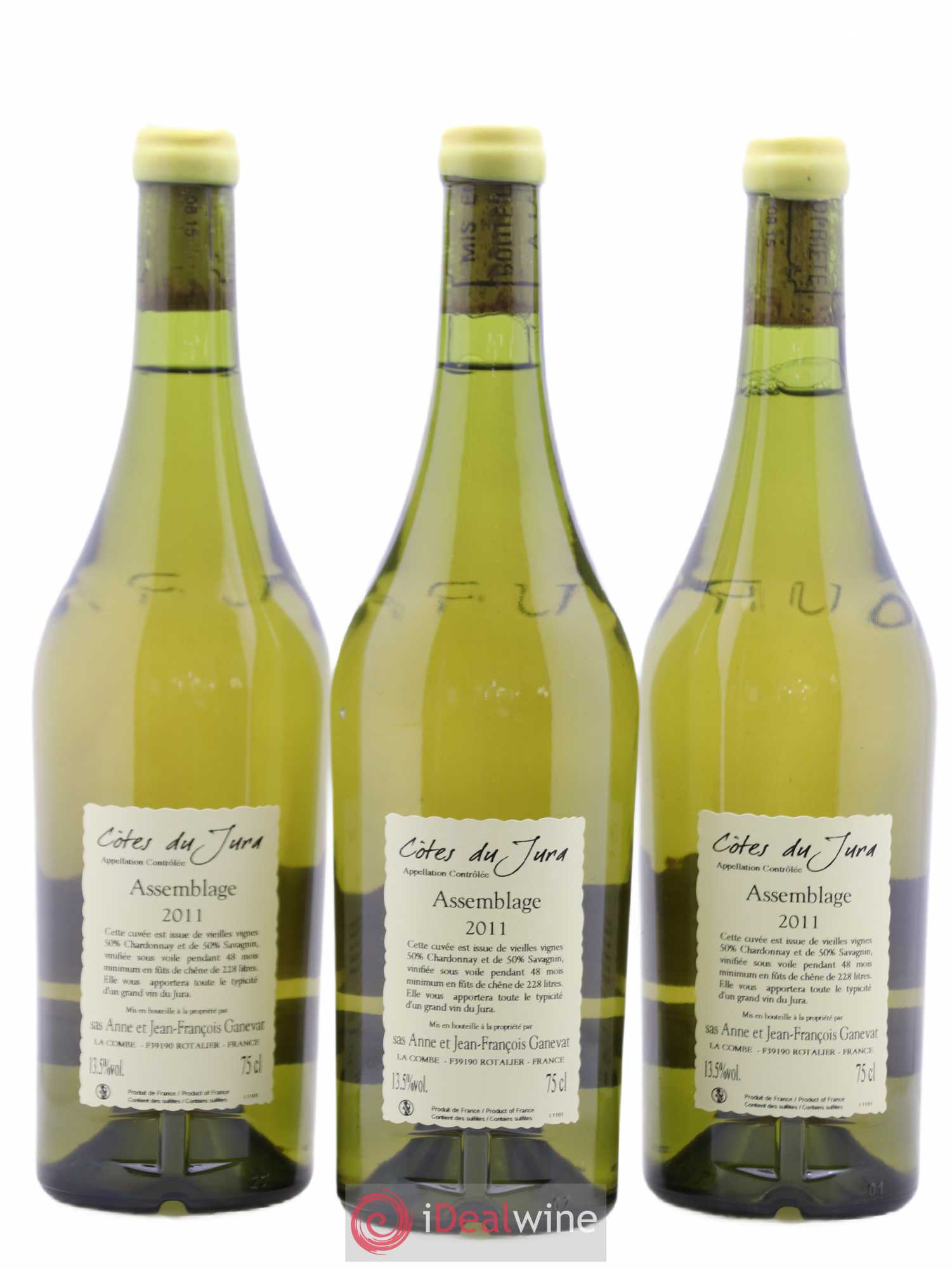Côtes du Jura Cuvée de Garde Jean-François Ganevat (Domaine) 2011 - Lot de 3 bouteilles - 1