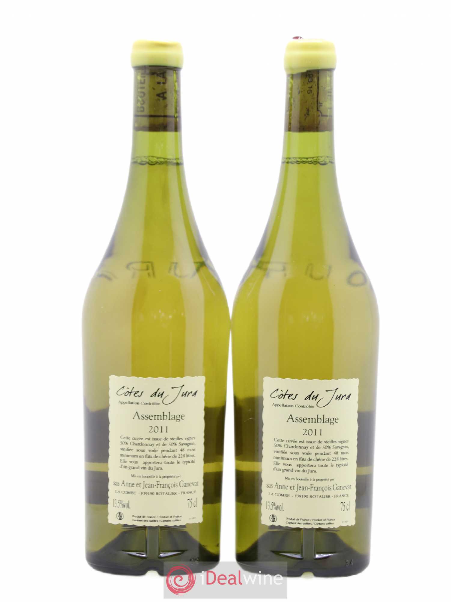 Côtes du Jura Cuvée de Garde Jean-François Ganevat (Domaine) 2011 - Lot de 2 bouteilles - 1