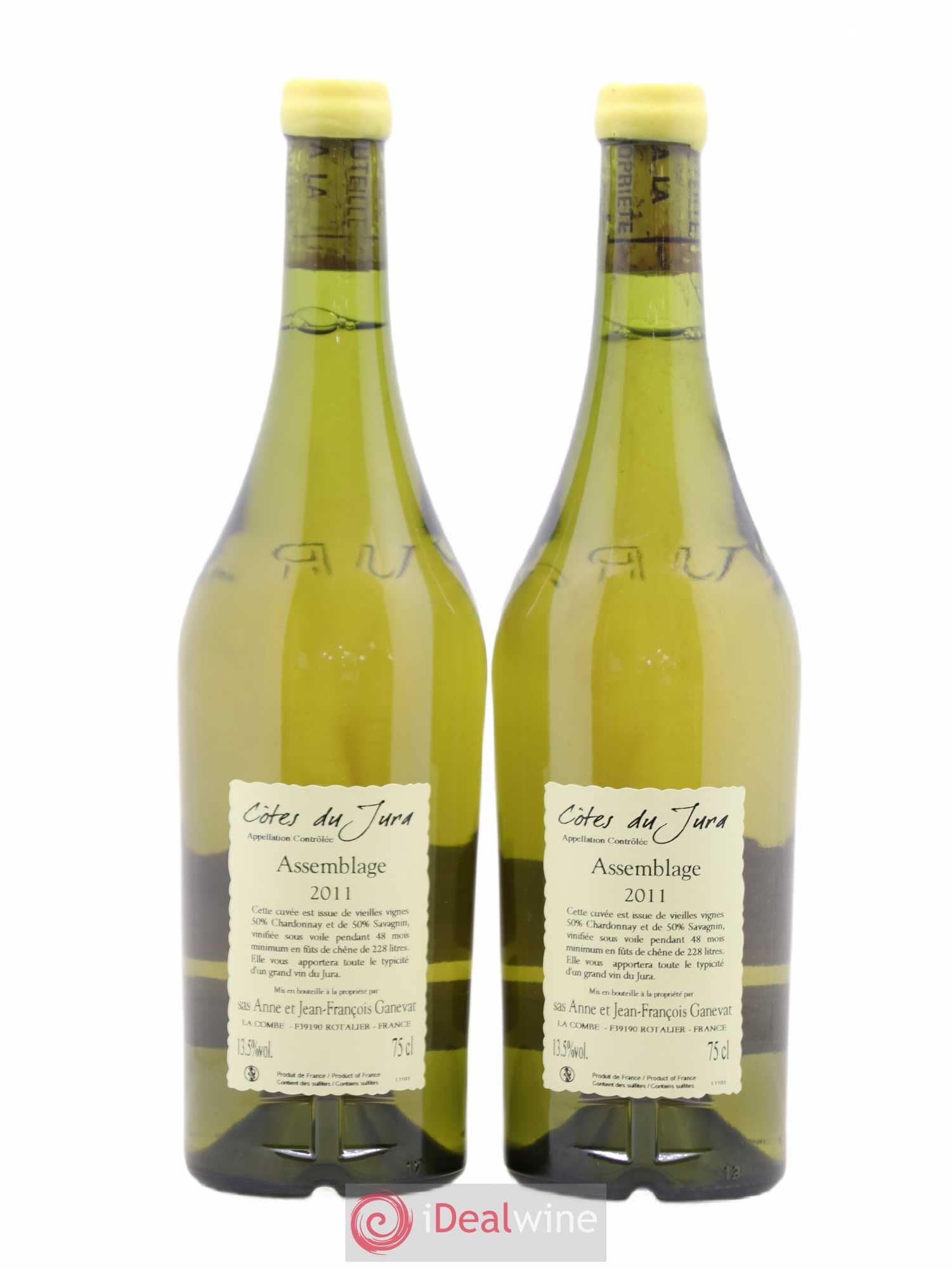 Côtes du Jura Cuvée de Garde Jean-François Ganevat (Domaine) 2011 - Lot de 2 bouteilles - 1