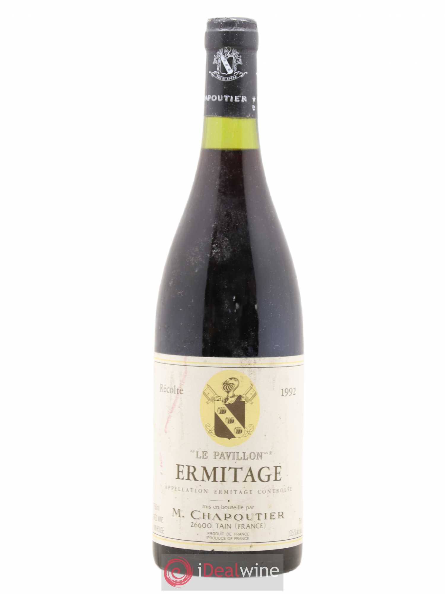 Hermitage Ermitage Le Pavillon Chapoutier 1992 - Lot de 1 bouteille - 0