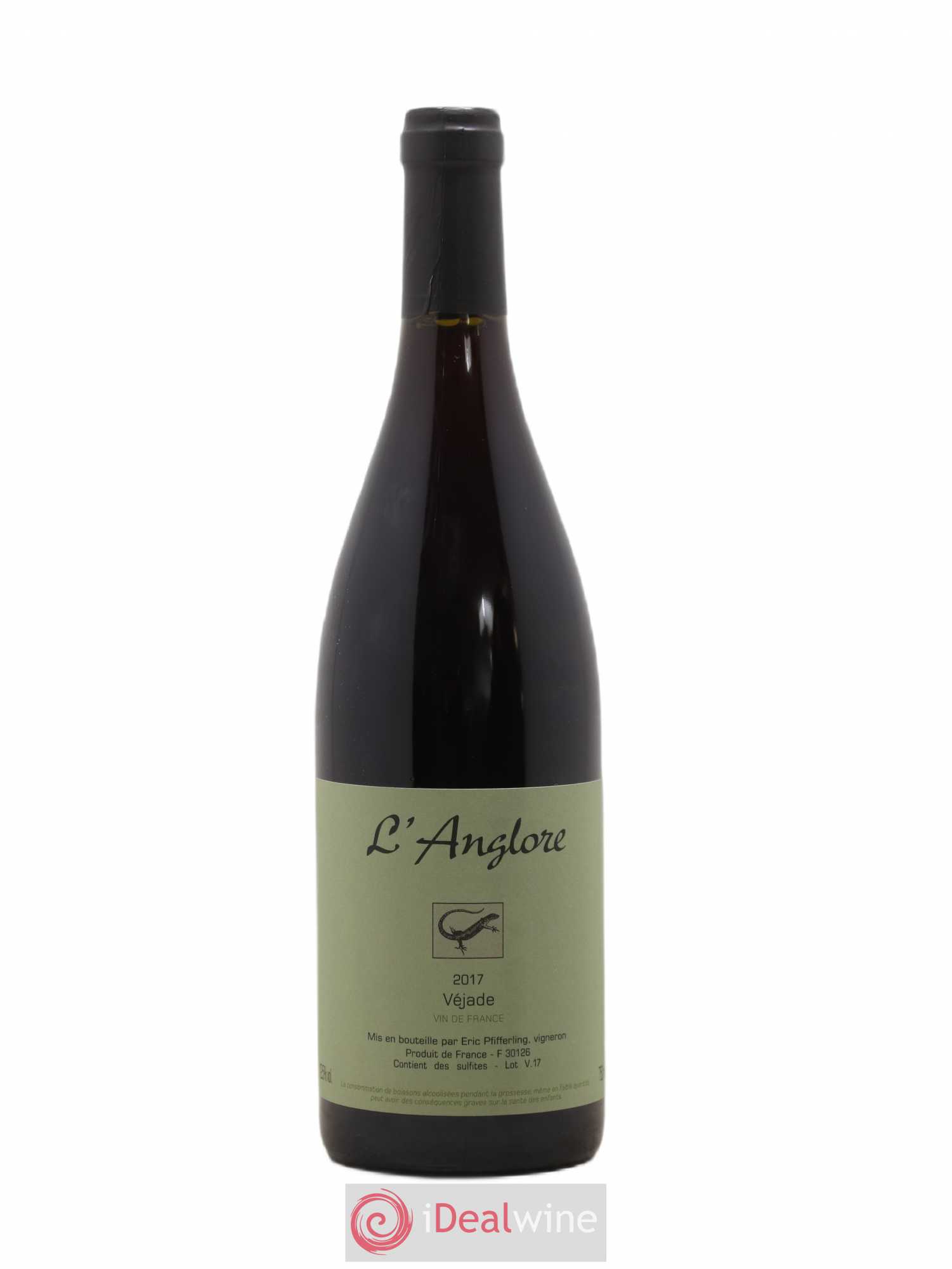 Vin de France Véjade L'Anglore 2017 - Lot de 1 bouteille - 0