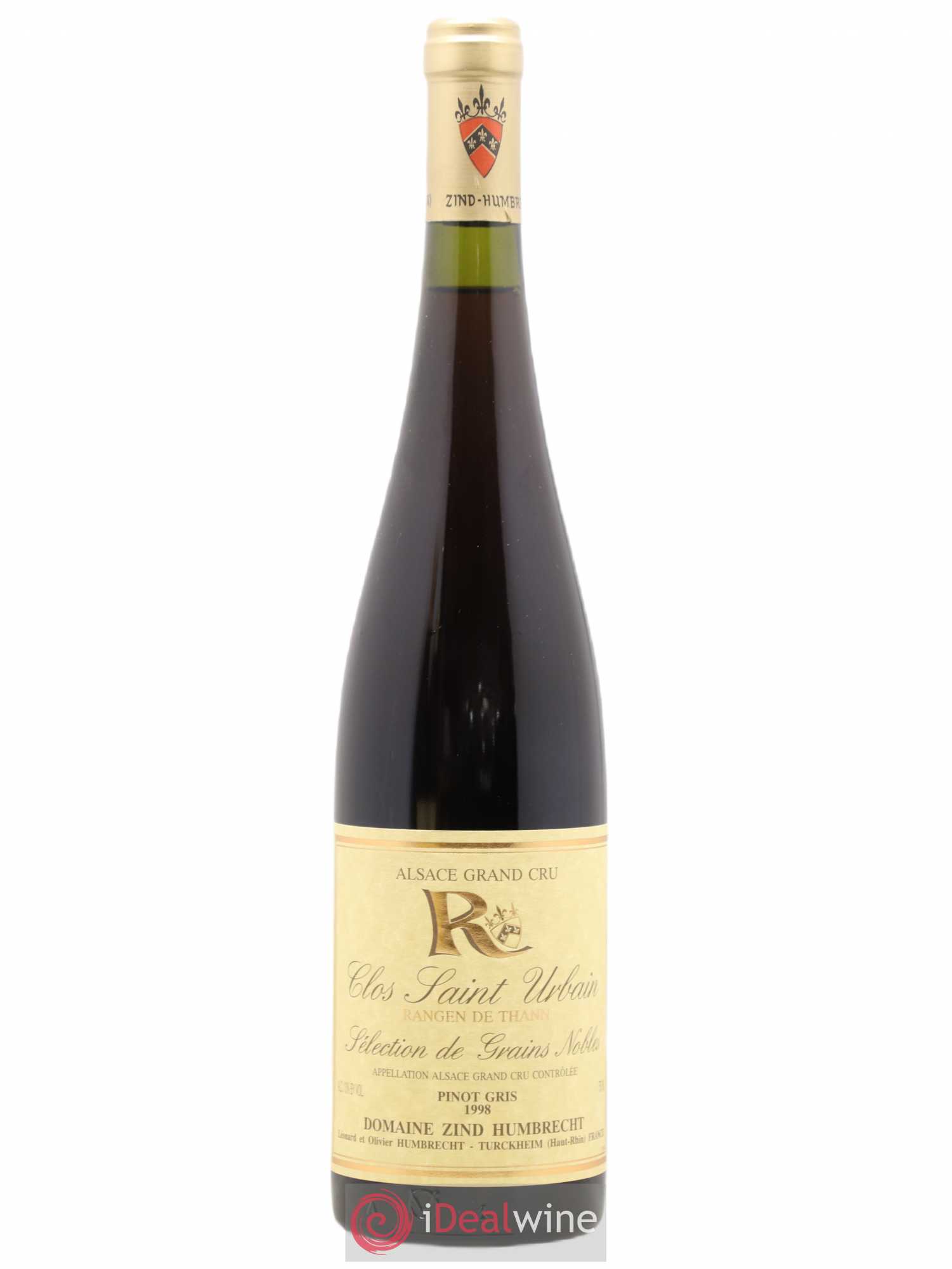 Alsace Pinot Gris Sélection de Grains Nobles Grand Cru Rangen de Thann Clos Saint-Urbain Zind-Humbrecht (Domaine) 1998 - Lotto di 1 bottiglia - 0