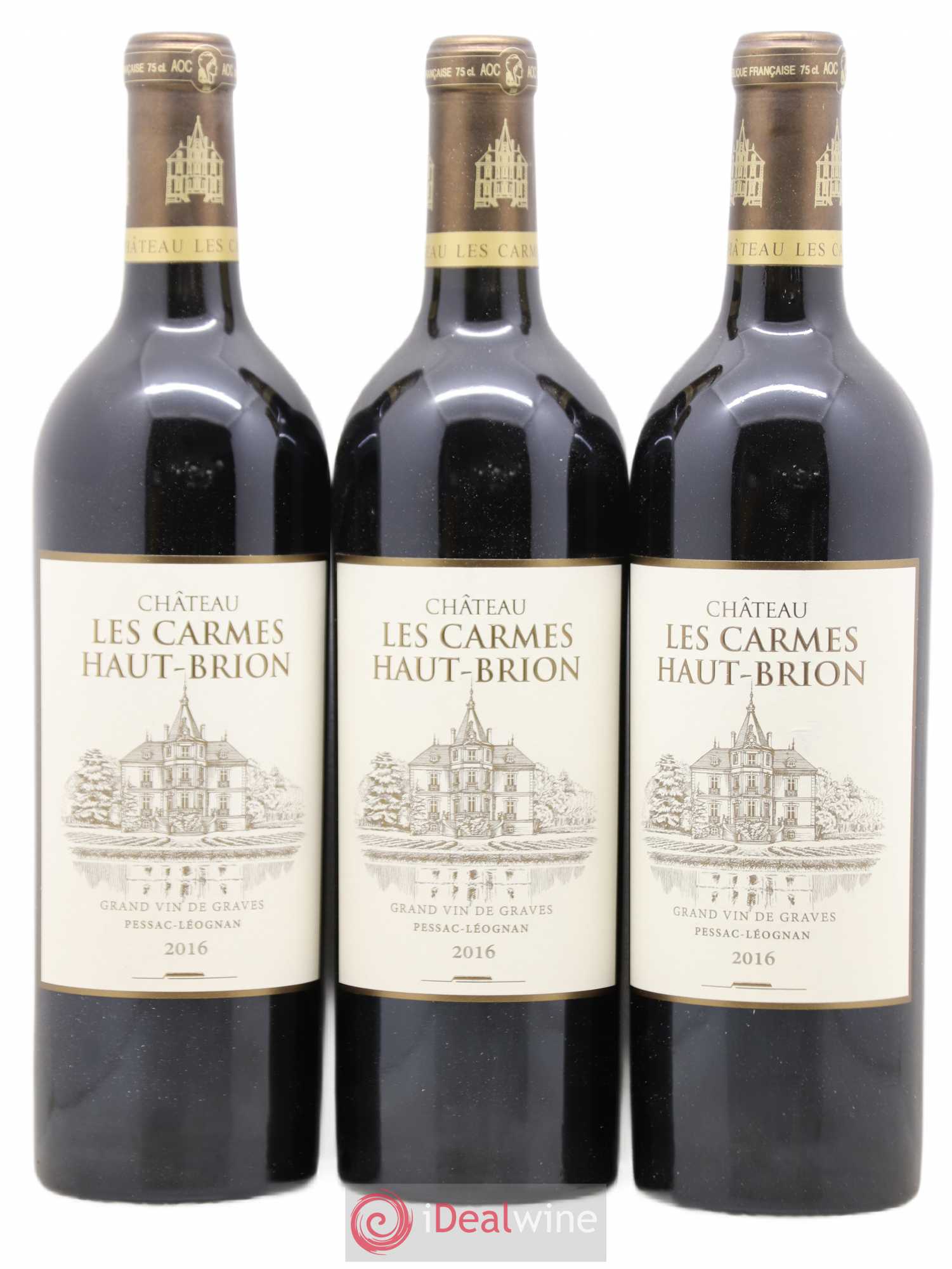 Château Les Carmes Haut-Brion 2016 - Lot de 6 bouteilles - 1