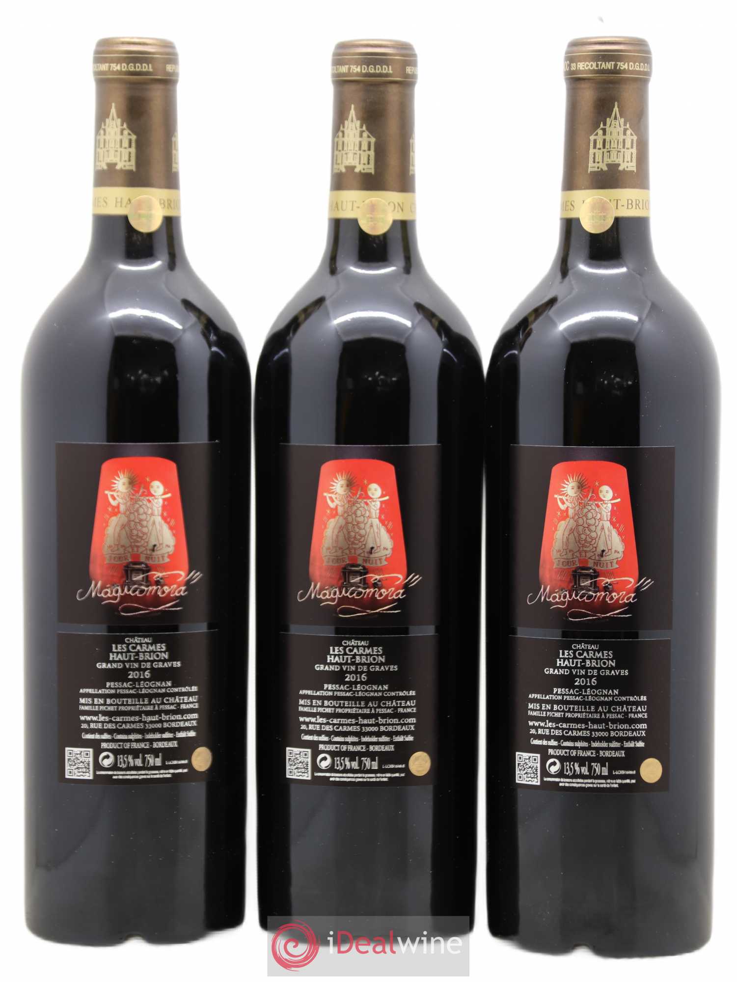 Château Les Carmes Haut-Brion 2016 - Lot de 6 bouteilles - 2