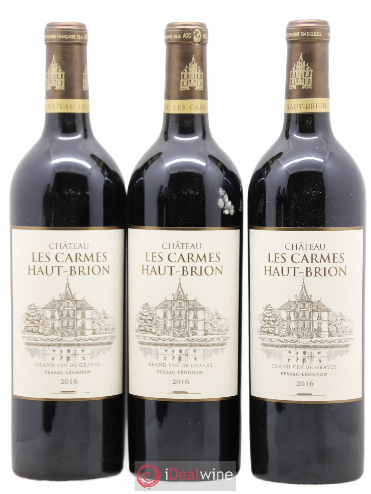 Château Les Carmes Haut-Brion 2016 - Lot de 6 bouteilles - 3