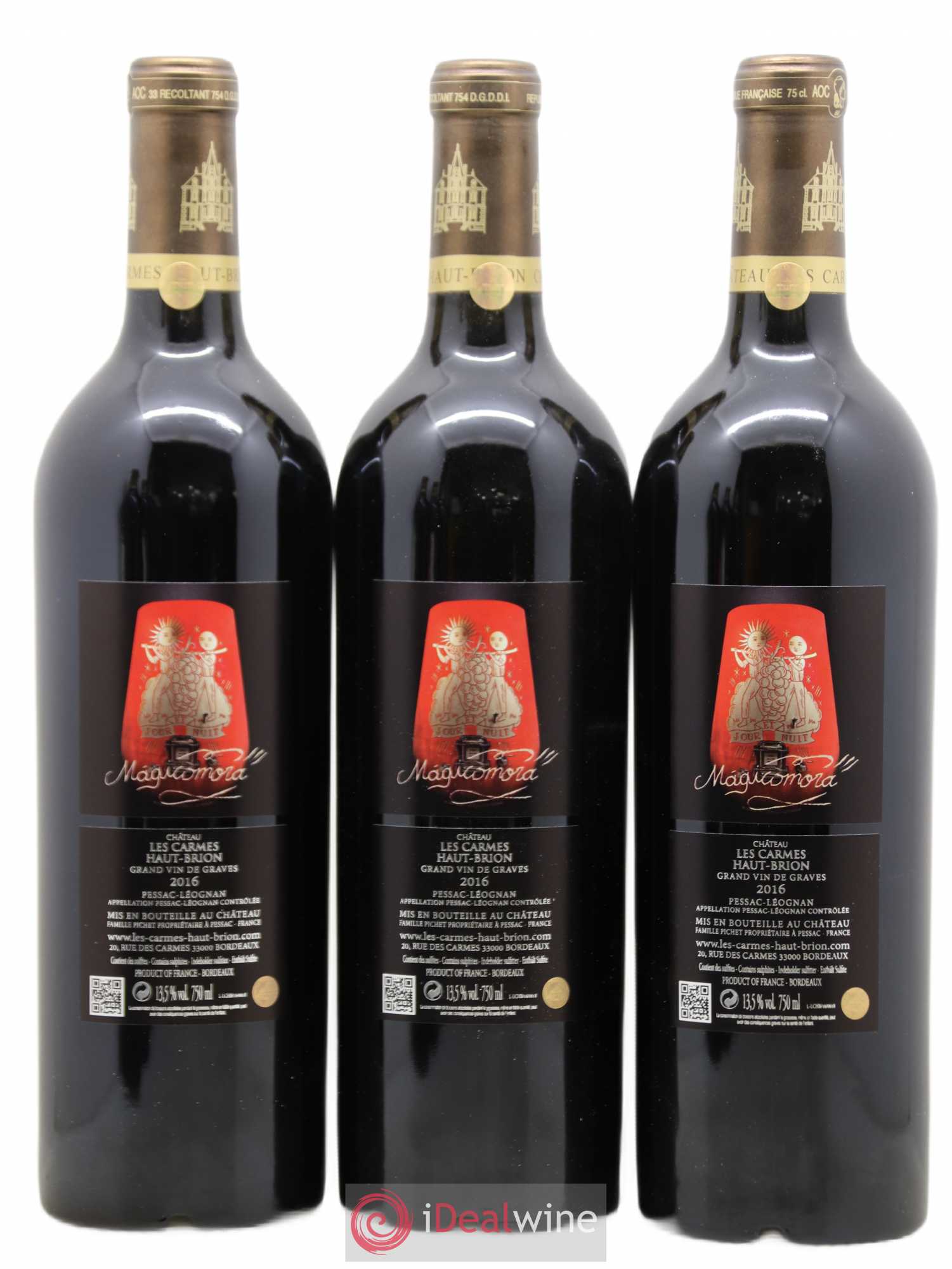 Château Les Carmes Haut-Brion 2016 - Lot de 6 bouteilles - 4
