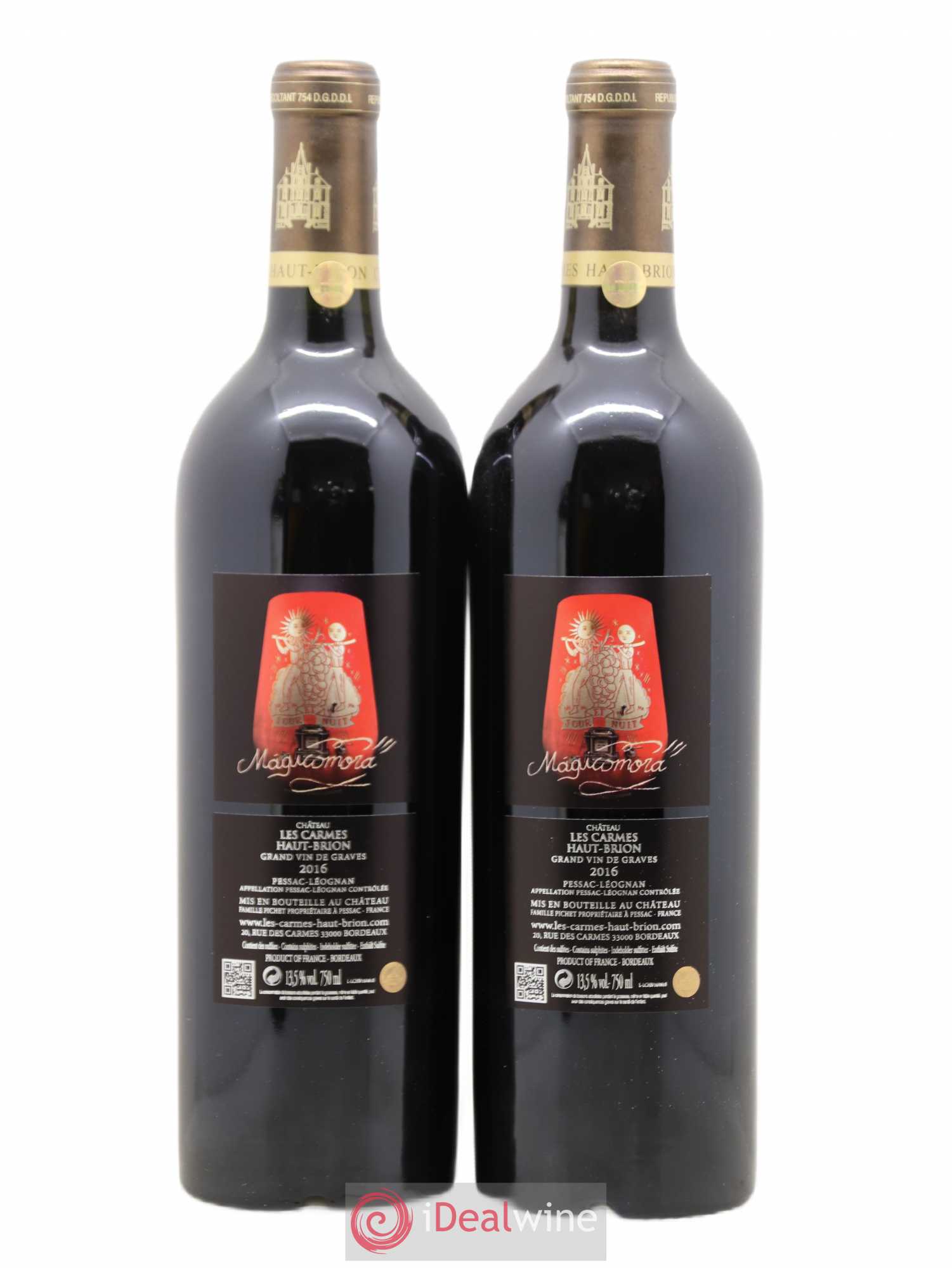 Château Les Carmes Haut-Brion 2016 - Lot de 2 bouteilles - 1
