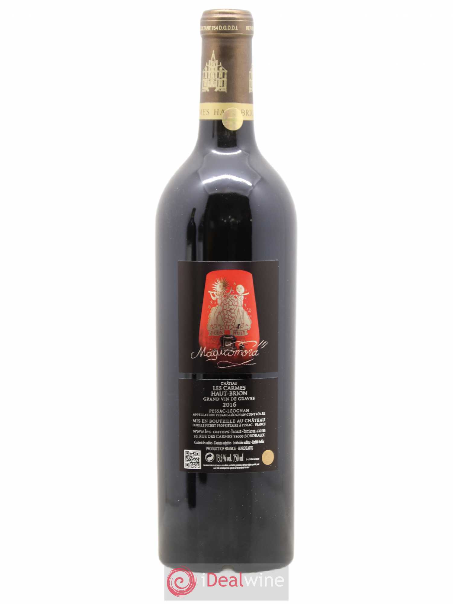 Château Les Carmes Haut-Brion 2016 - Lot de 1 bouteille - 1