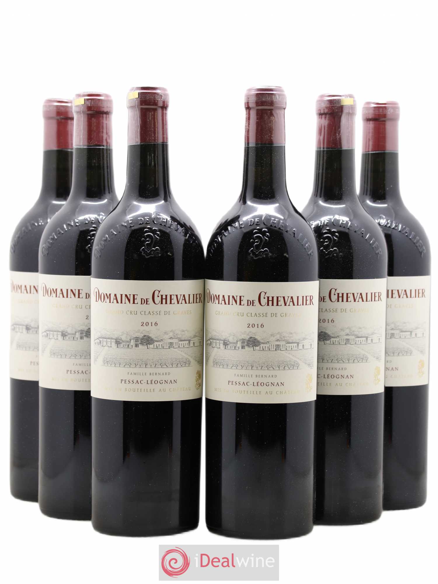 Domaine de Chevalier Cru Classé de Graves 2016 - Lot de 6 bouteilles - 0