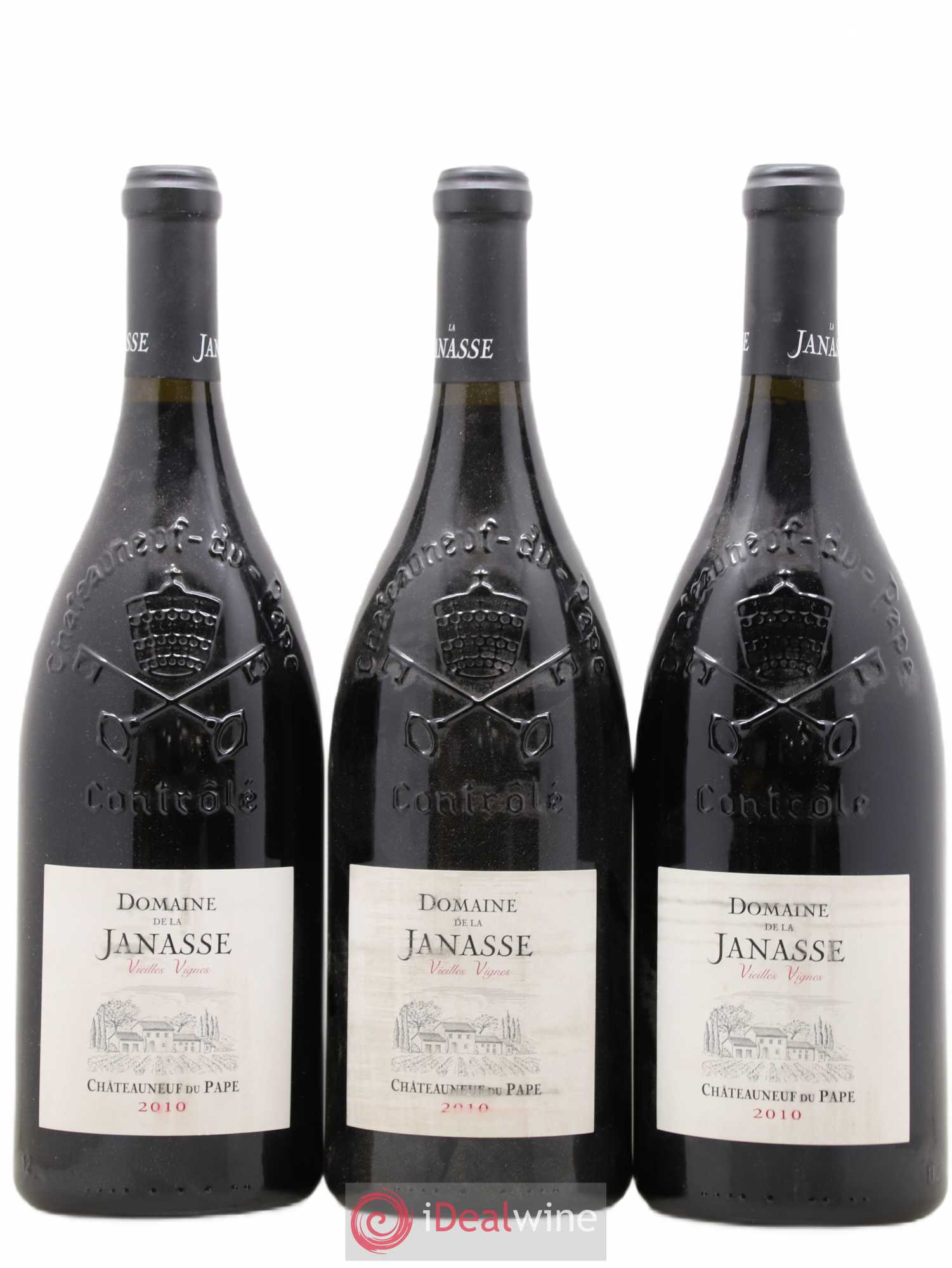 Châteauneuf-du-Pape Cuvée Vieilles Vignes La Janasse (Domaine de) 2010 - Lot de 3 magnums - 0