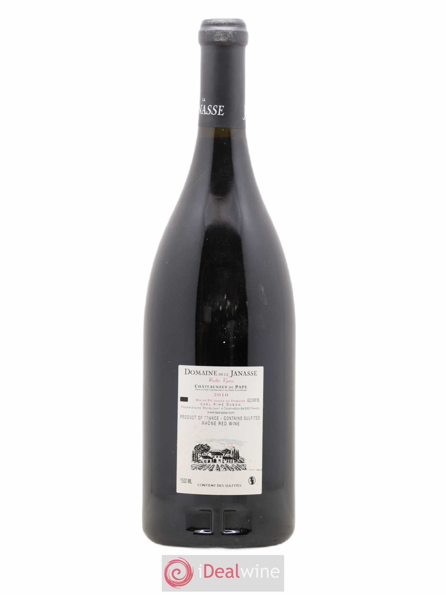 Châteauneuf-du-Pape Cuvée Vieilles Vignes La Janasse (Domaine de) 2010 - Lot de 1 magnum - 1