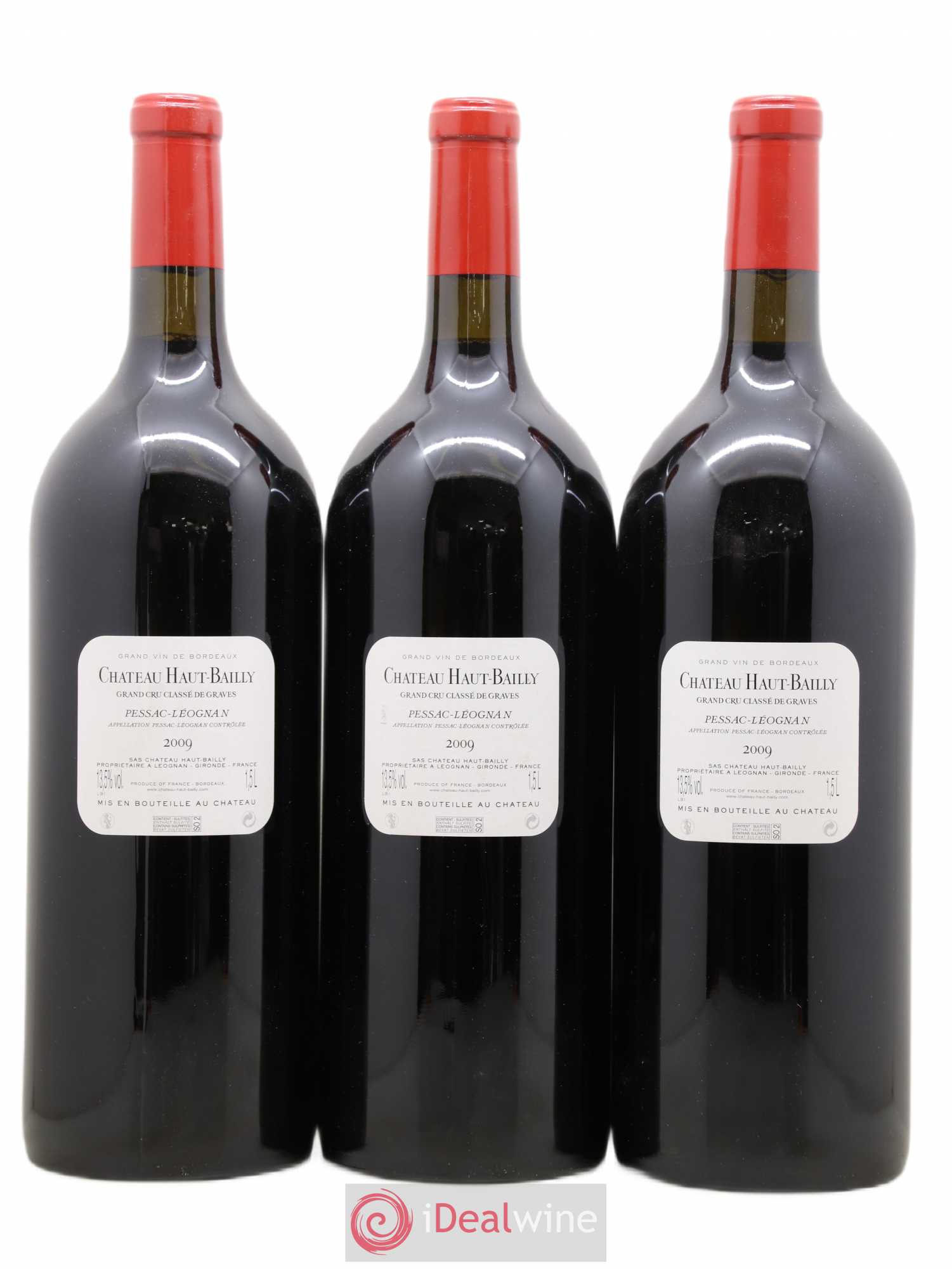 Château Haut-Bailly Cru Classé de Graves 2009 - Lot de 3 magnums - 1