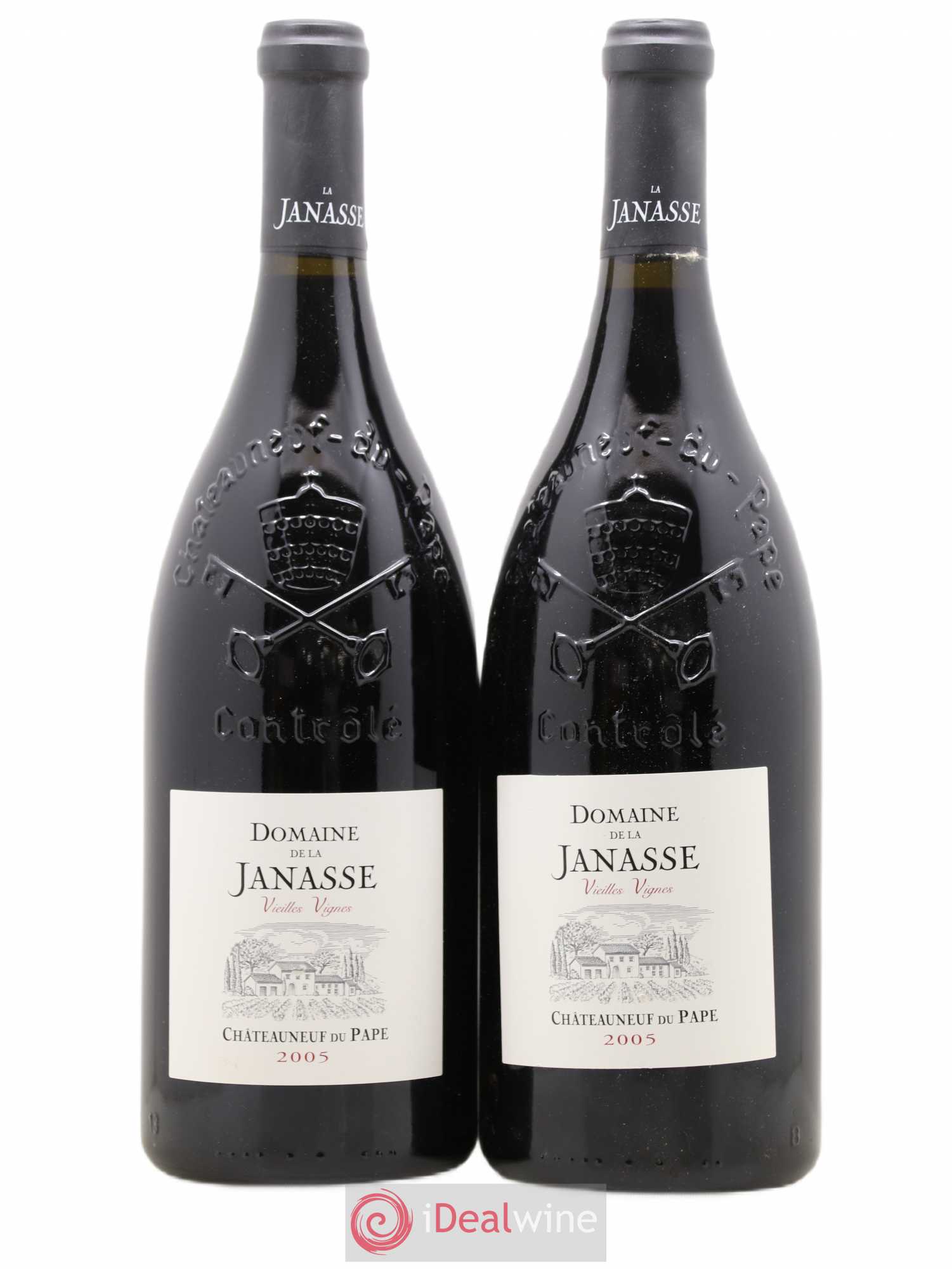 Châteauneuf-du-Pape Cuvée Vieilles Vignes La Janasse (Domaine de) 2005 - Lot de 2 magnums - 0