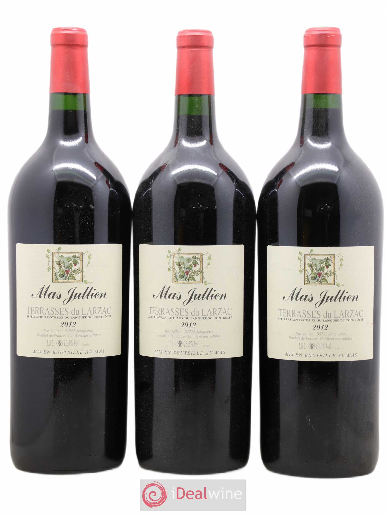 Terrasses du Larzac Mas Jullien Olivier Jullien 2012 - Lot de 3 magnums - 0