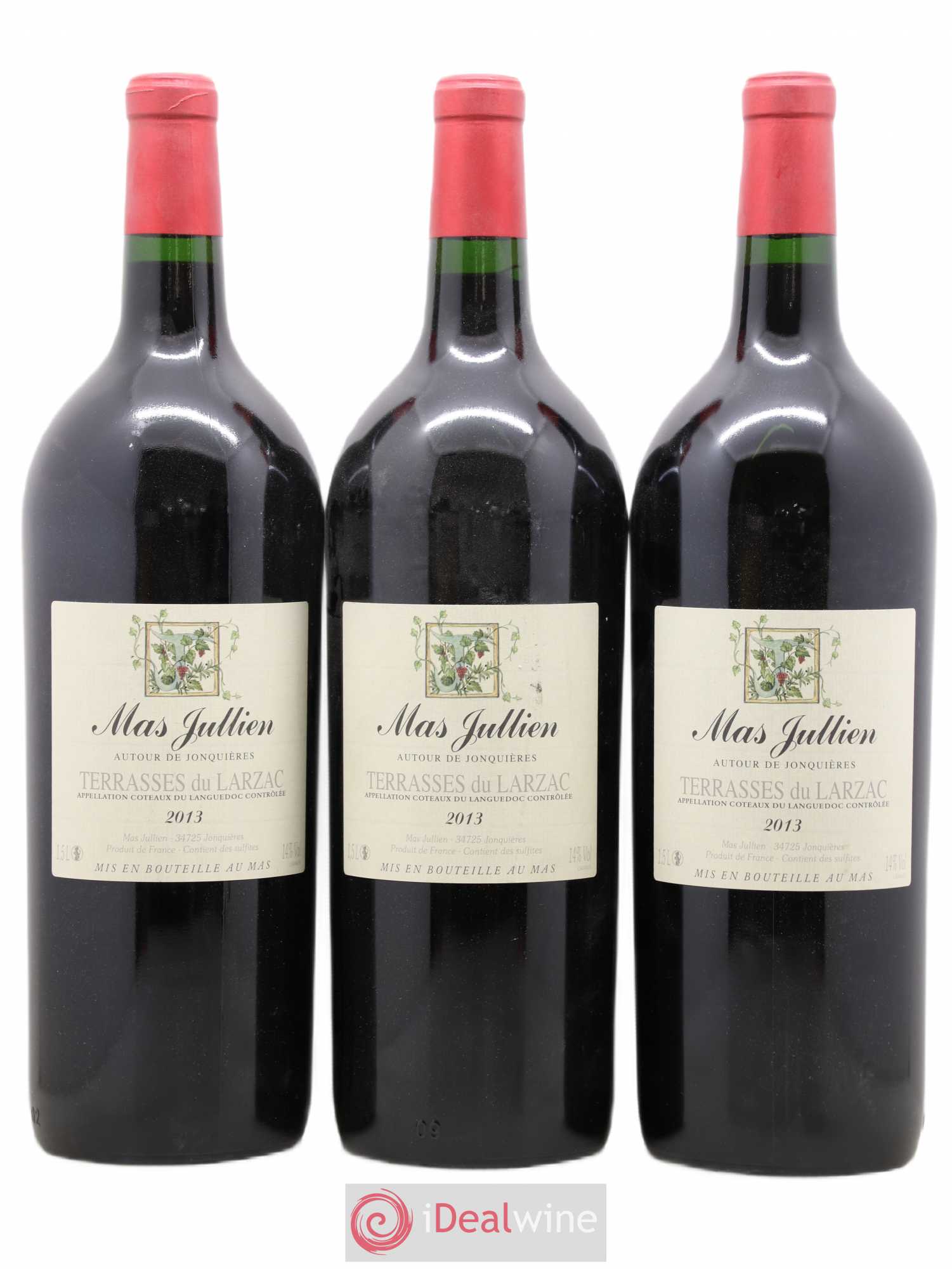 Terrasses du Larzac Mas Jullien Olivier Jullien 2013 - Lot de 3 magnums - 0