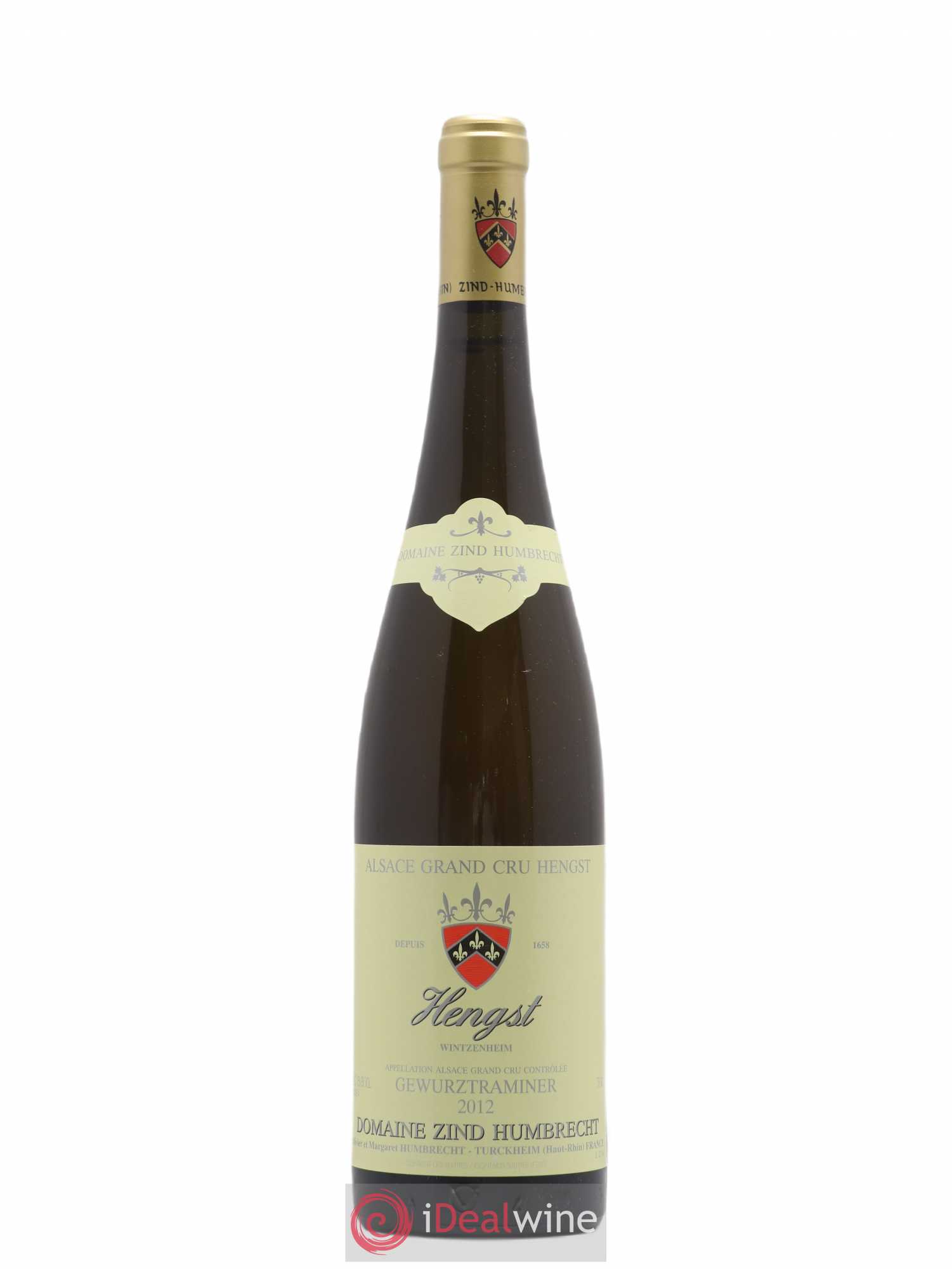 Alsace Gewurztraminer Grand Cru Hengst Zind-Humbrecht (Domaine) 2012 - Lot de 1 bouteille - 0
