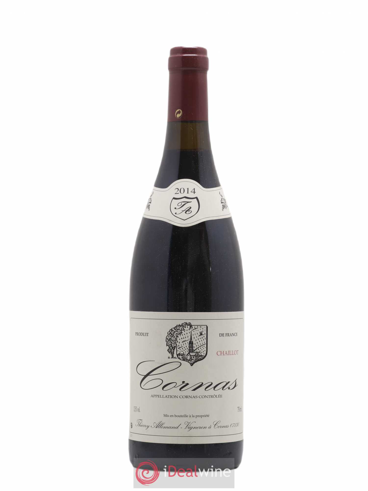 Cornas Chaillot Thierry Allemand 2014 - Lot de 1 bouteille - 0