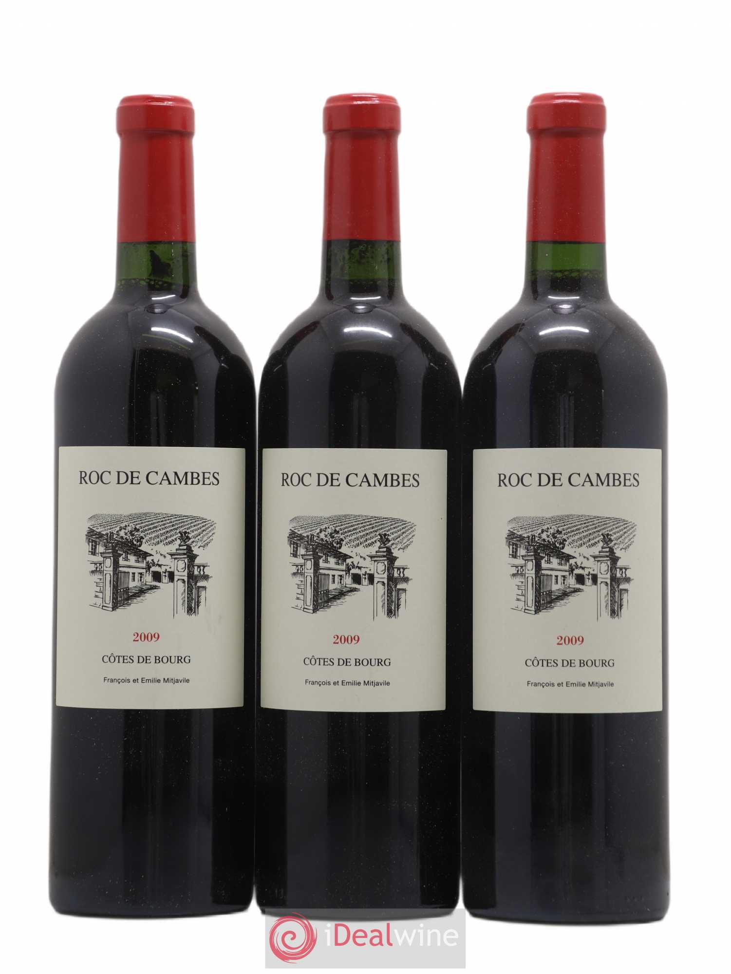 Roc de Cambes 2009 - Lot of 3 bottles - 0