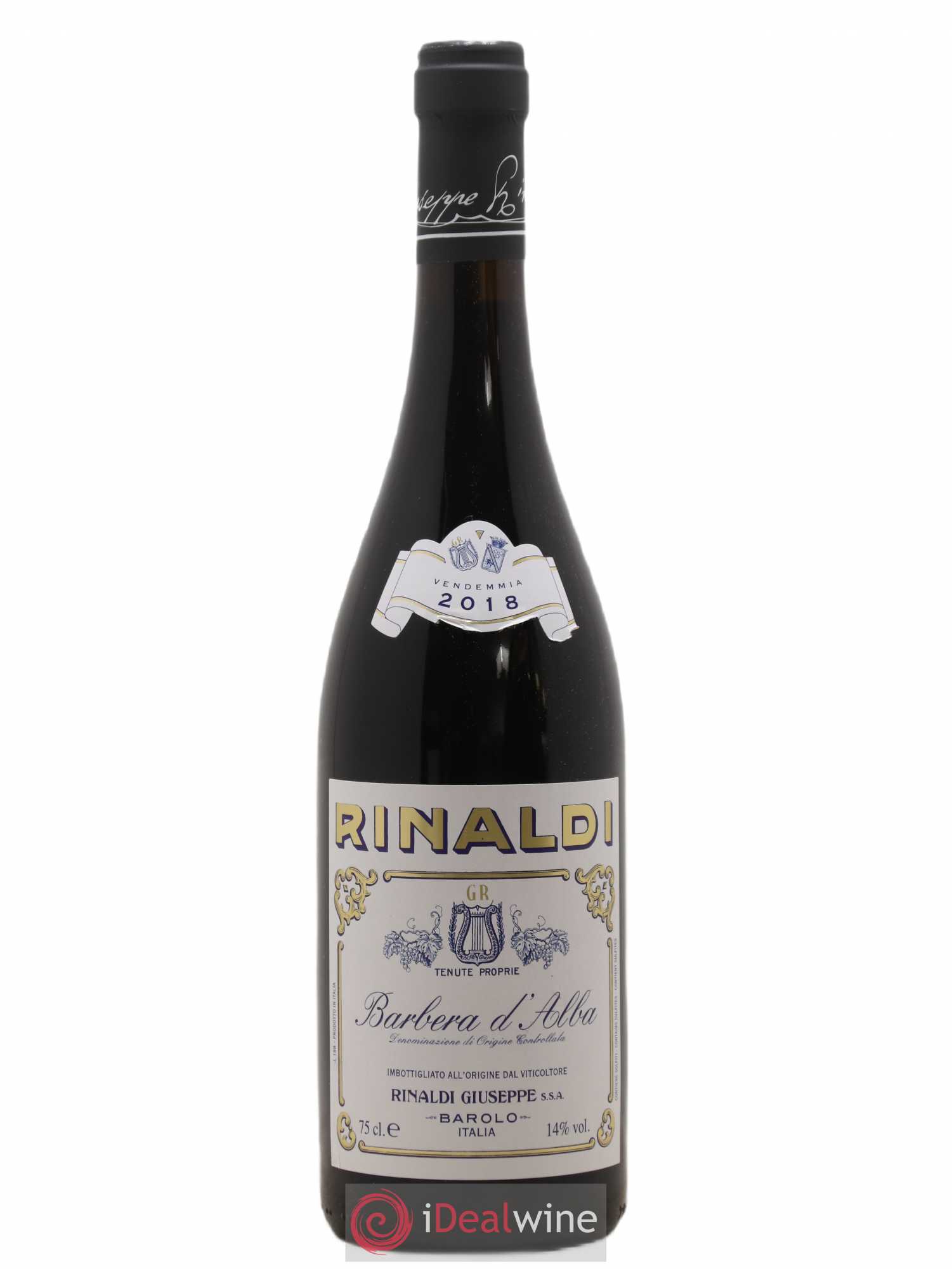Barbera d'Alba Giuseppe Rinaldi 2018 - Lot de 1 bouteille - 0