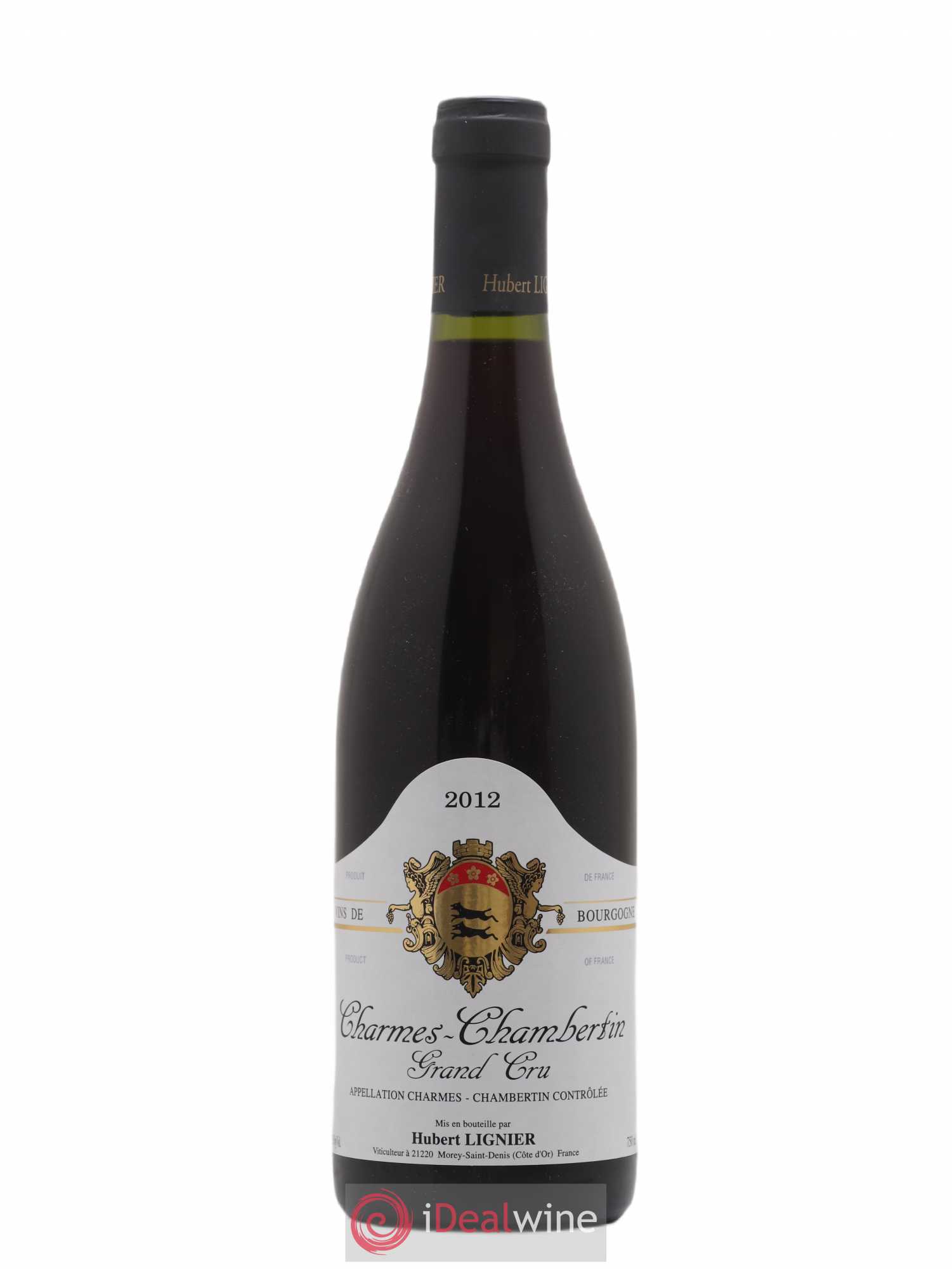 Charmes-Chambertin Grand Cru Hubert Lignier (Domaine) 2012 - Lot de 1 bouteille - 0